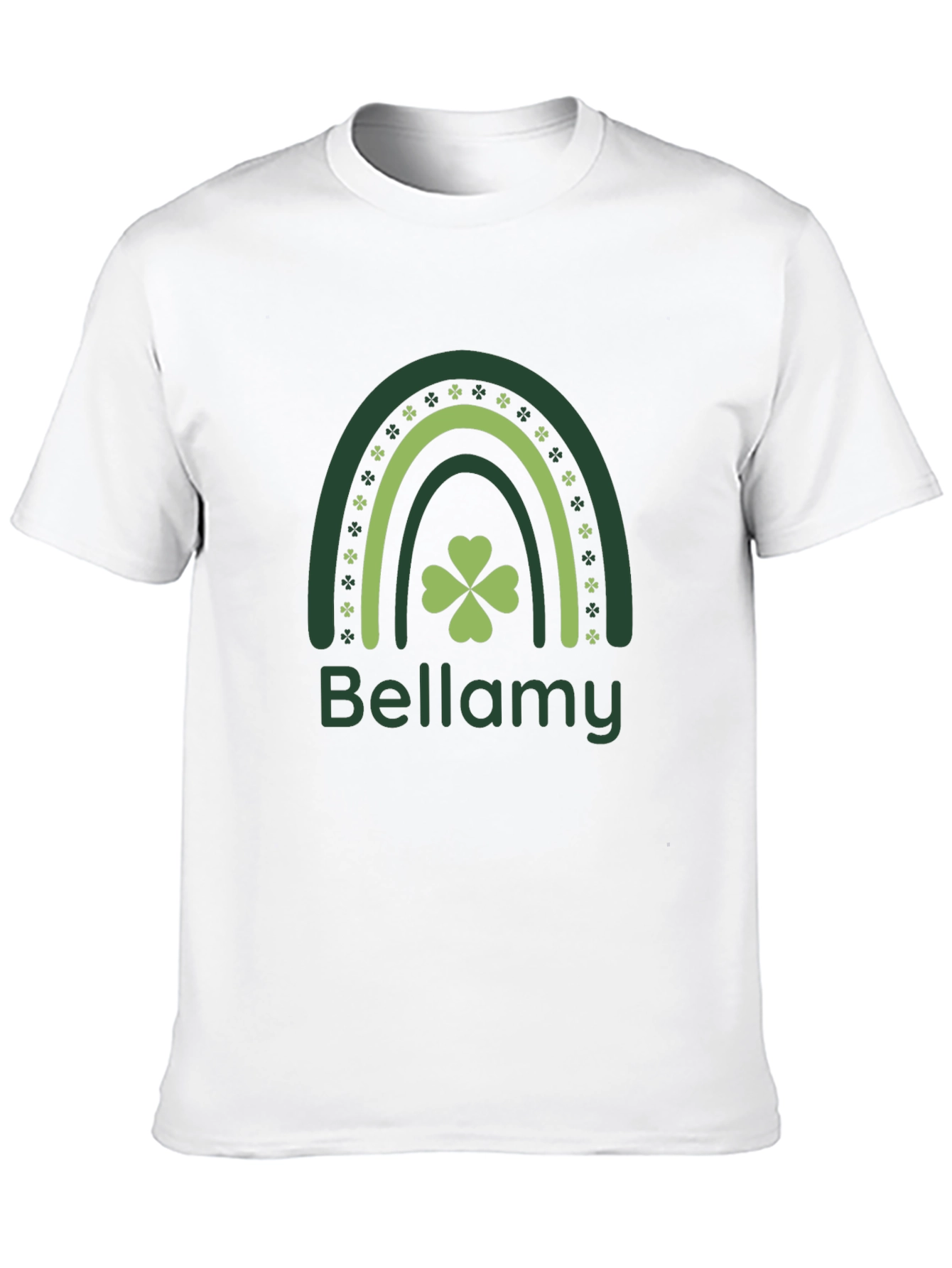 Bellamy St. Patricks Day Rainbow Clover T-Shirt