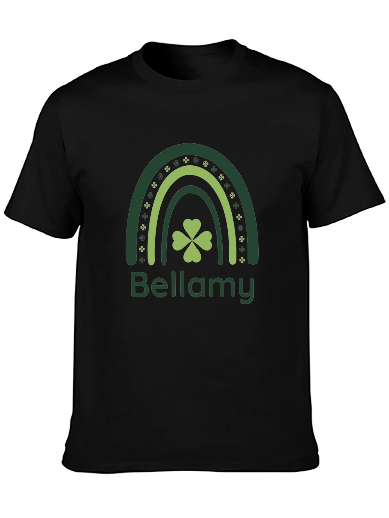 Bellamy St. Patricks Day Rainbow Clover T-Shirt