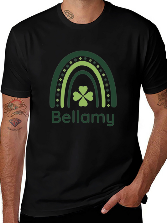 Bellamy St. Patricks Day Rainbow Clover T-Shirt