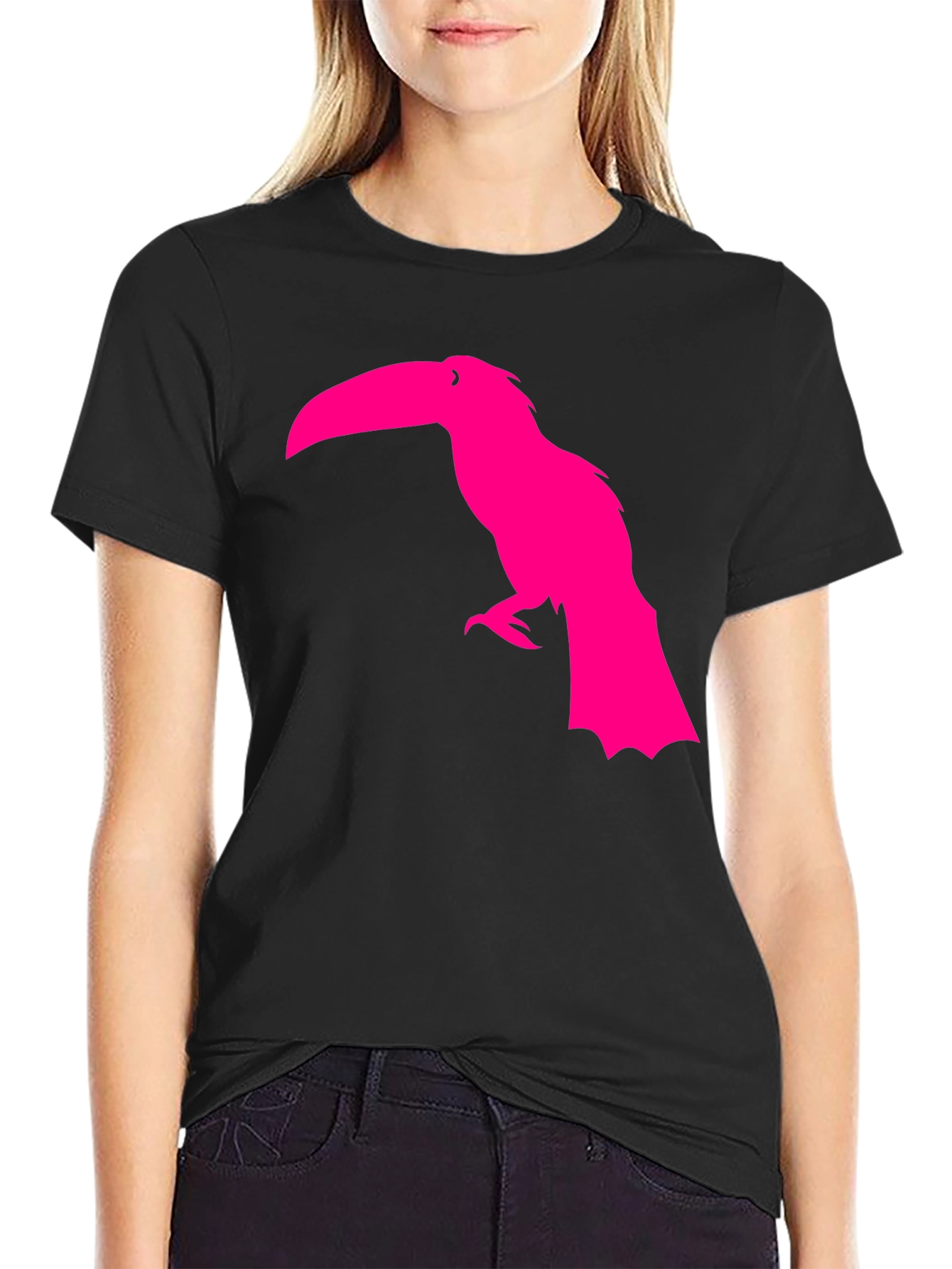 Toucan Graphic Tee - Mens Black T-Shirt