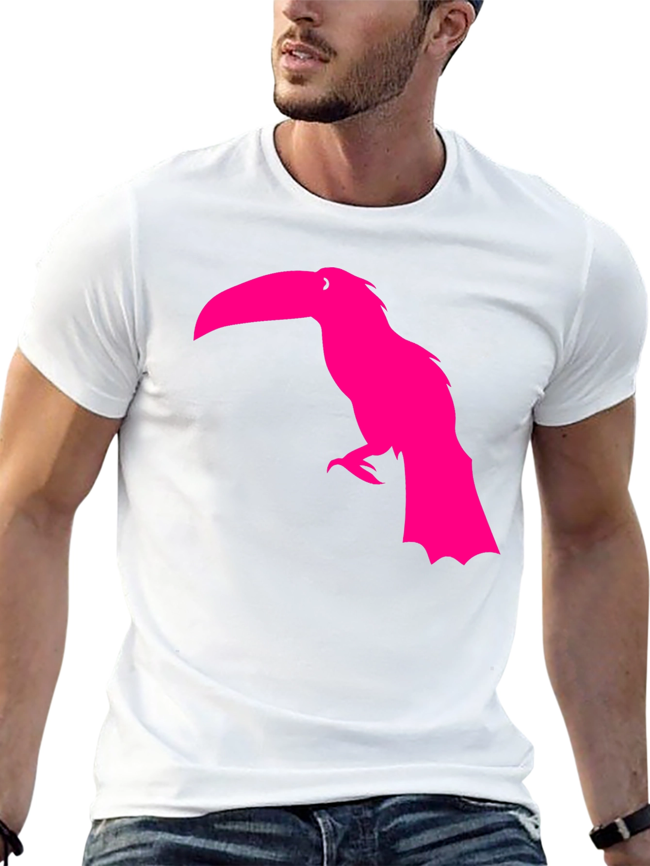 Toucan Graphic Tee - Mens Black T-Shirt