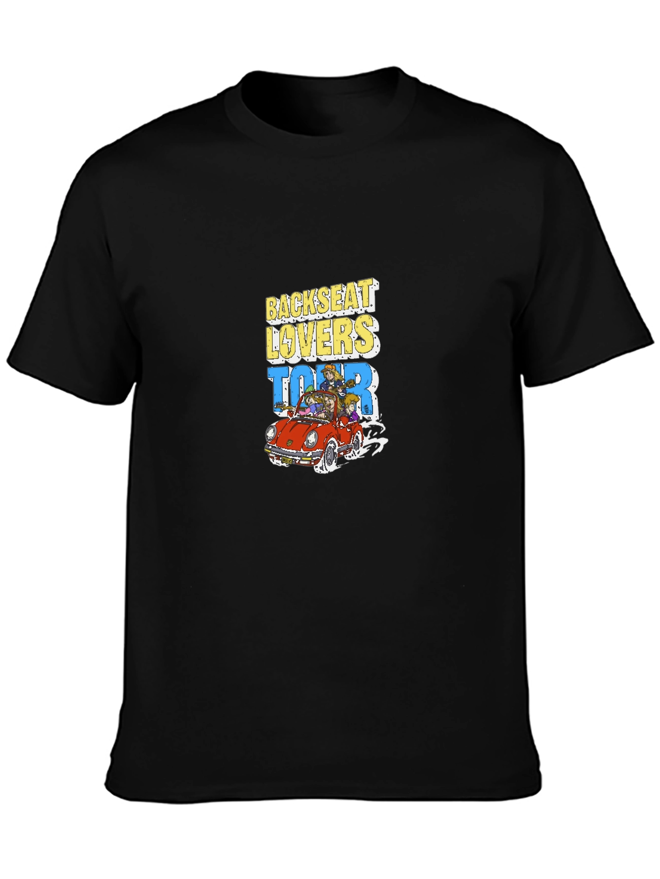 Backseat Lovers Tour T-Shirt Black