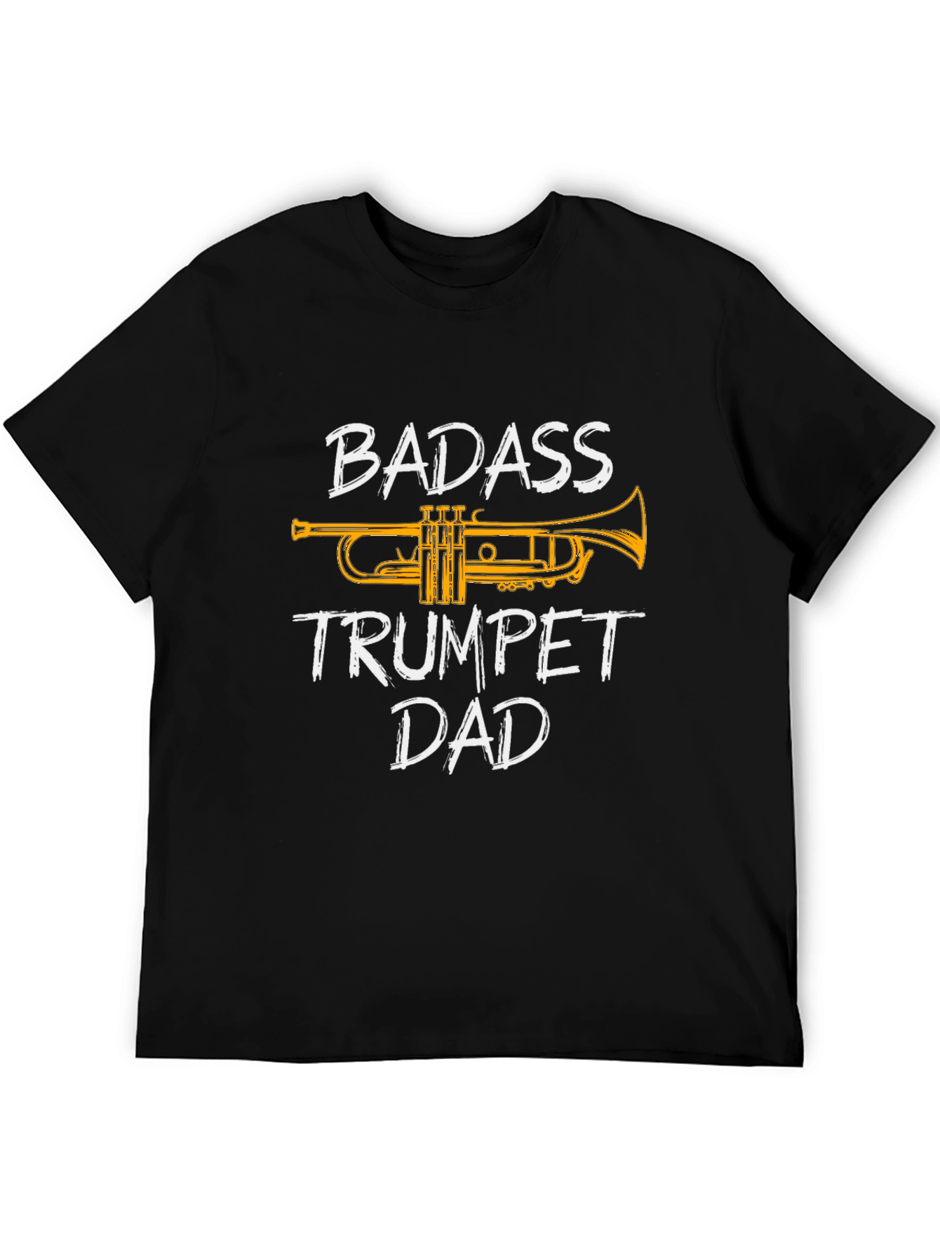 Badass Trumpet Dad T-Shirt - Musician Gift