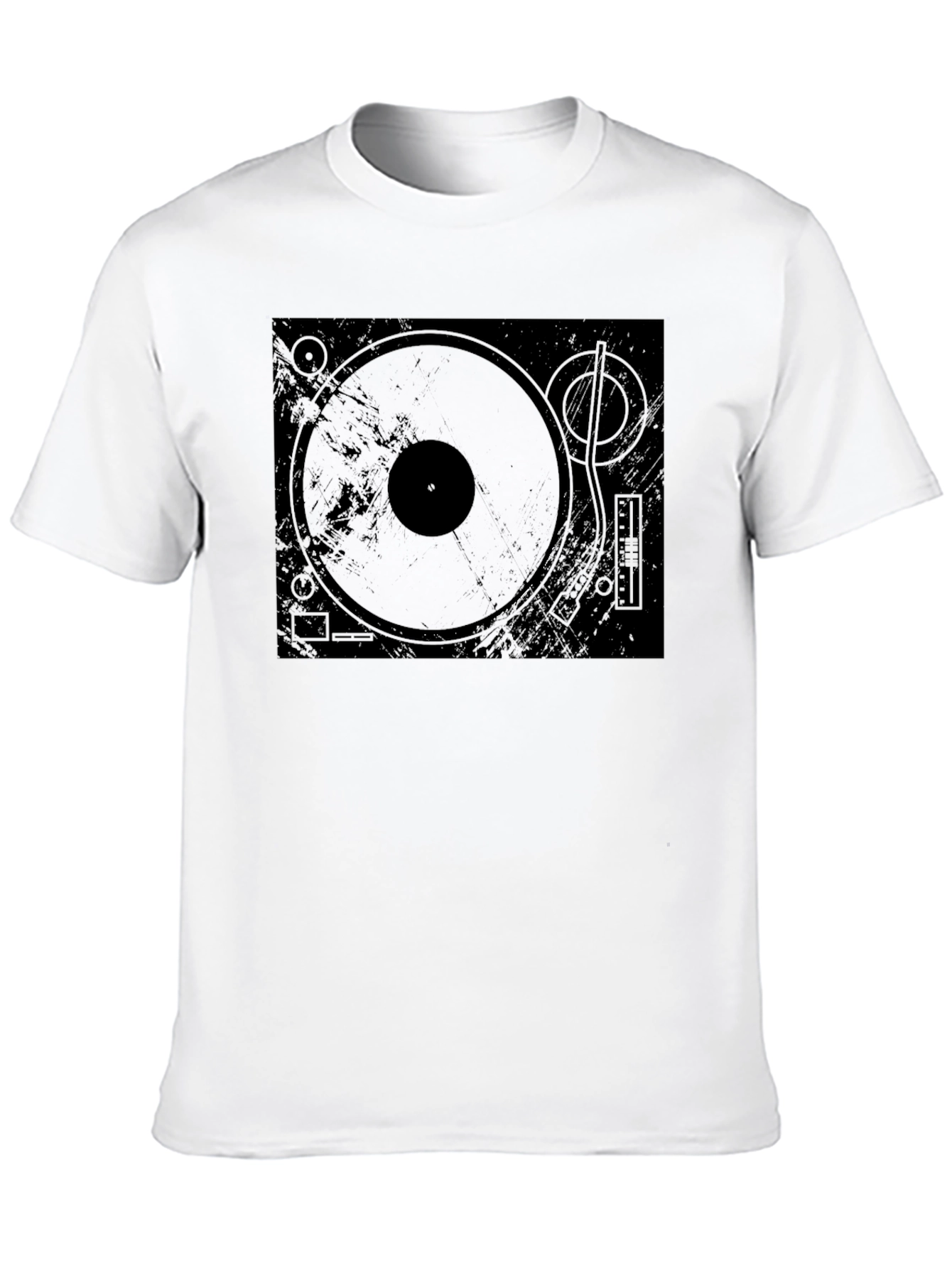 Turntable Graphic Black T-Shirt