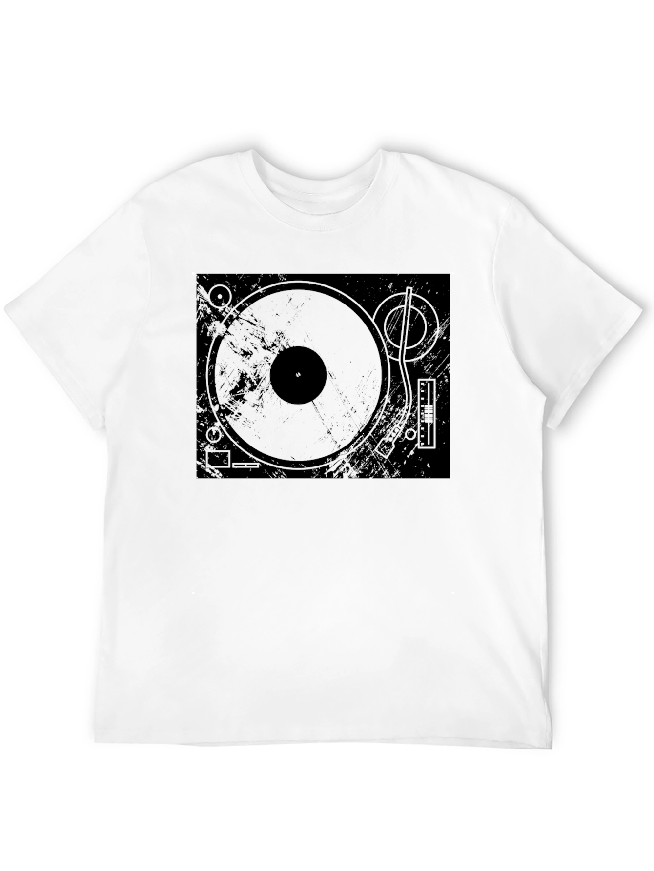 Turntable Graphic Black T-Shirt