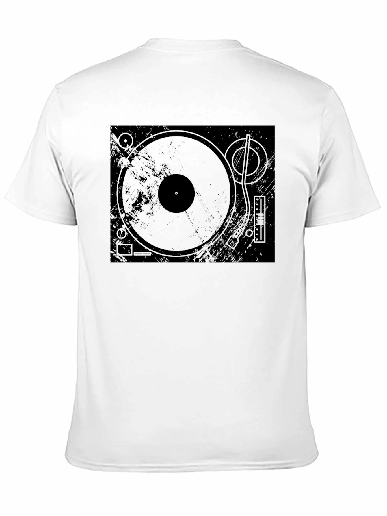 Turntable Graphic Black T-Shirt