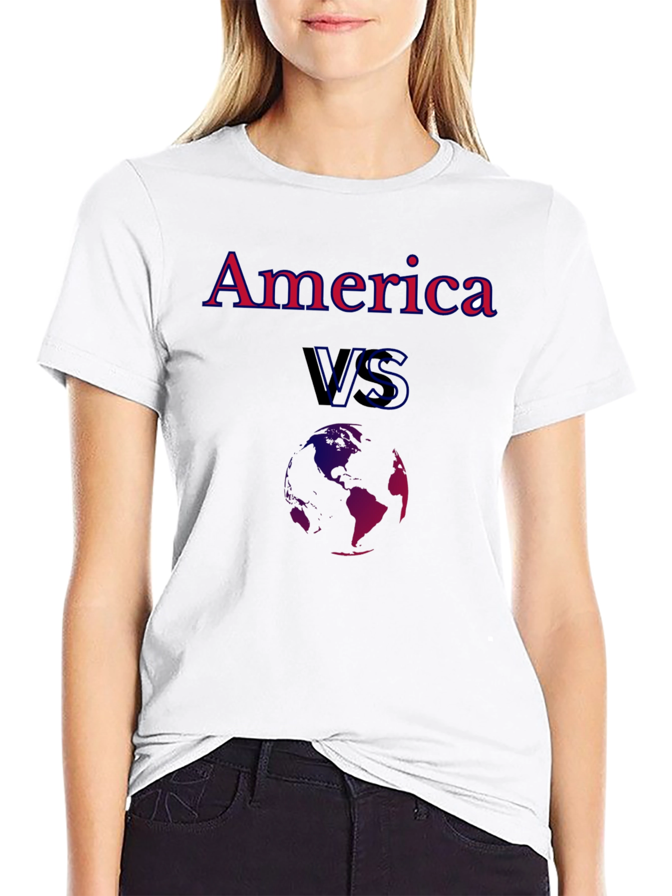 America VS the World Graphic T-Shirt
