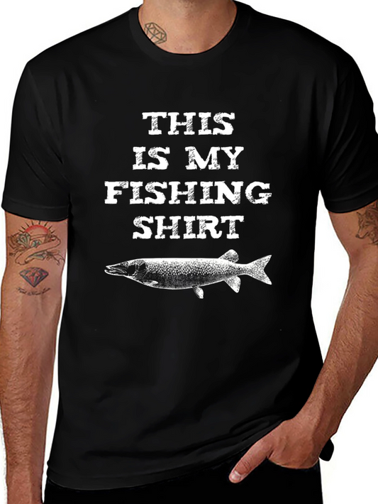 This Is My Fishing Shirt - Pike Graphic Tee