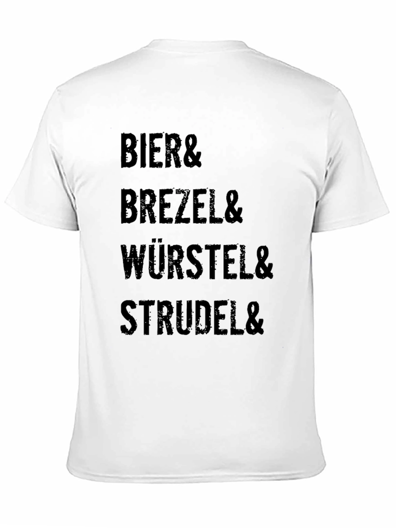 Bier Brezel Wurstel Strudel T-Shirt - Bavarian Foodie