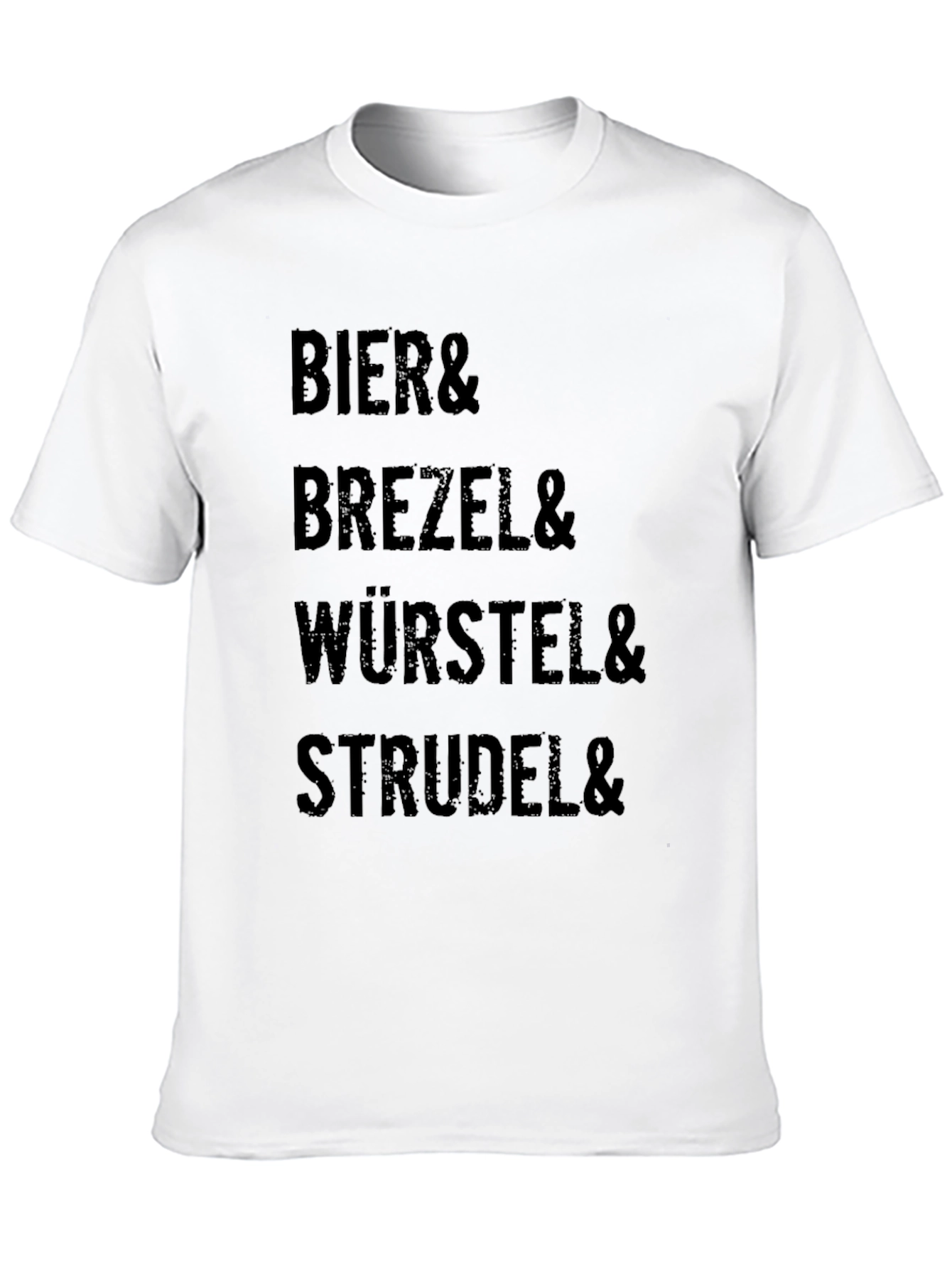 Bier Brezel Wurstel Strudel T-Shirt - Bavarian Foodie