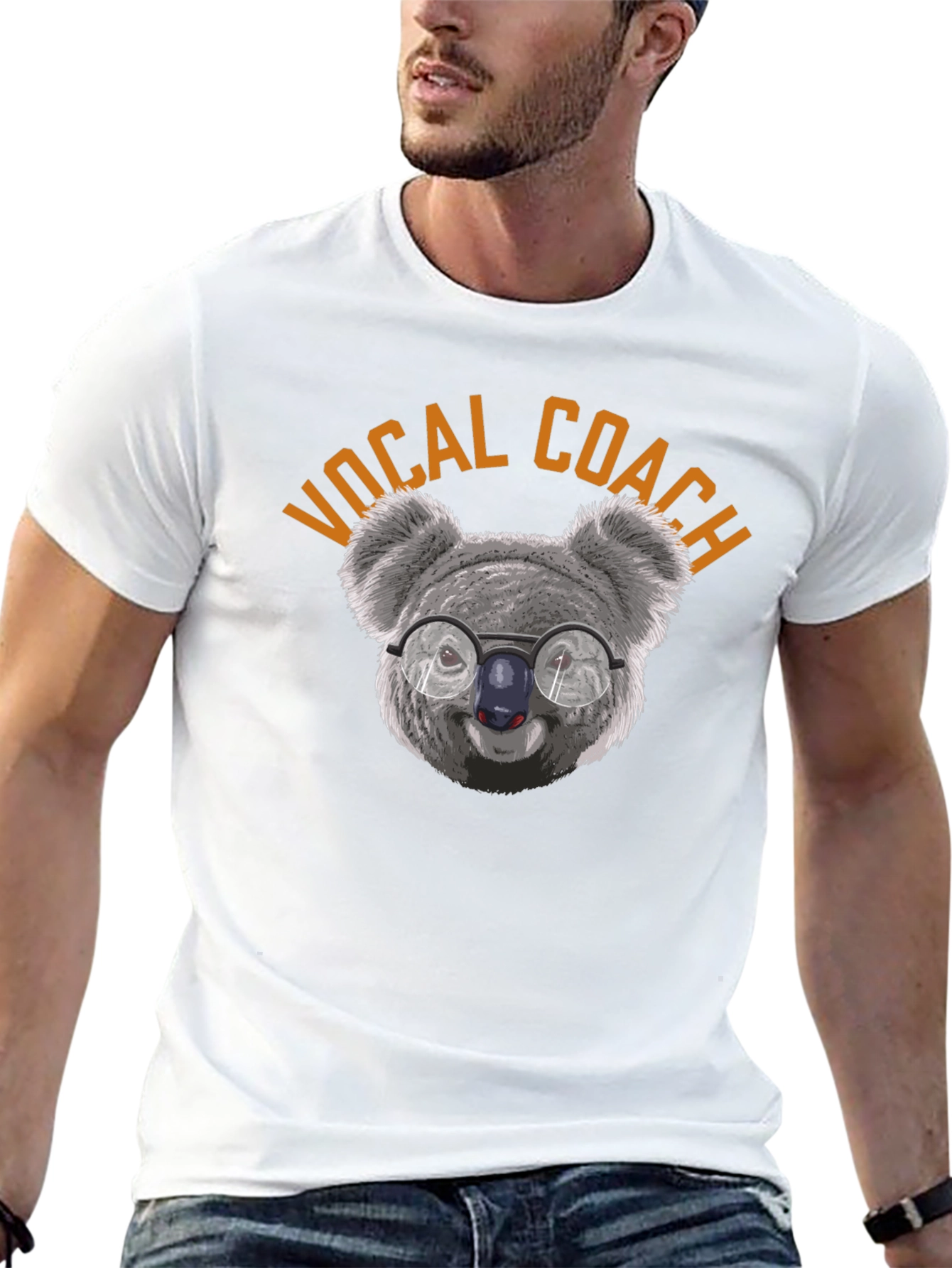 Vocal Coach Koala T-Shirt - Funny Music Teacher Tee
