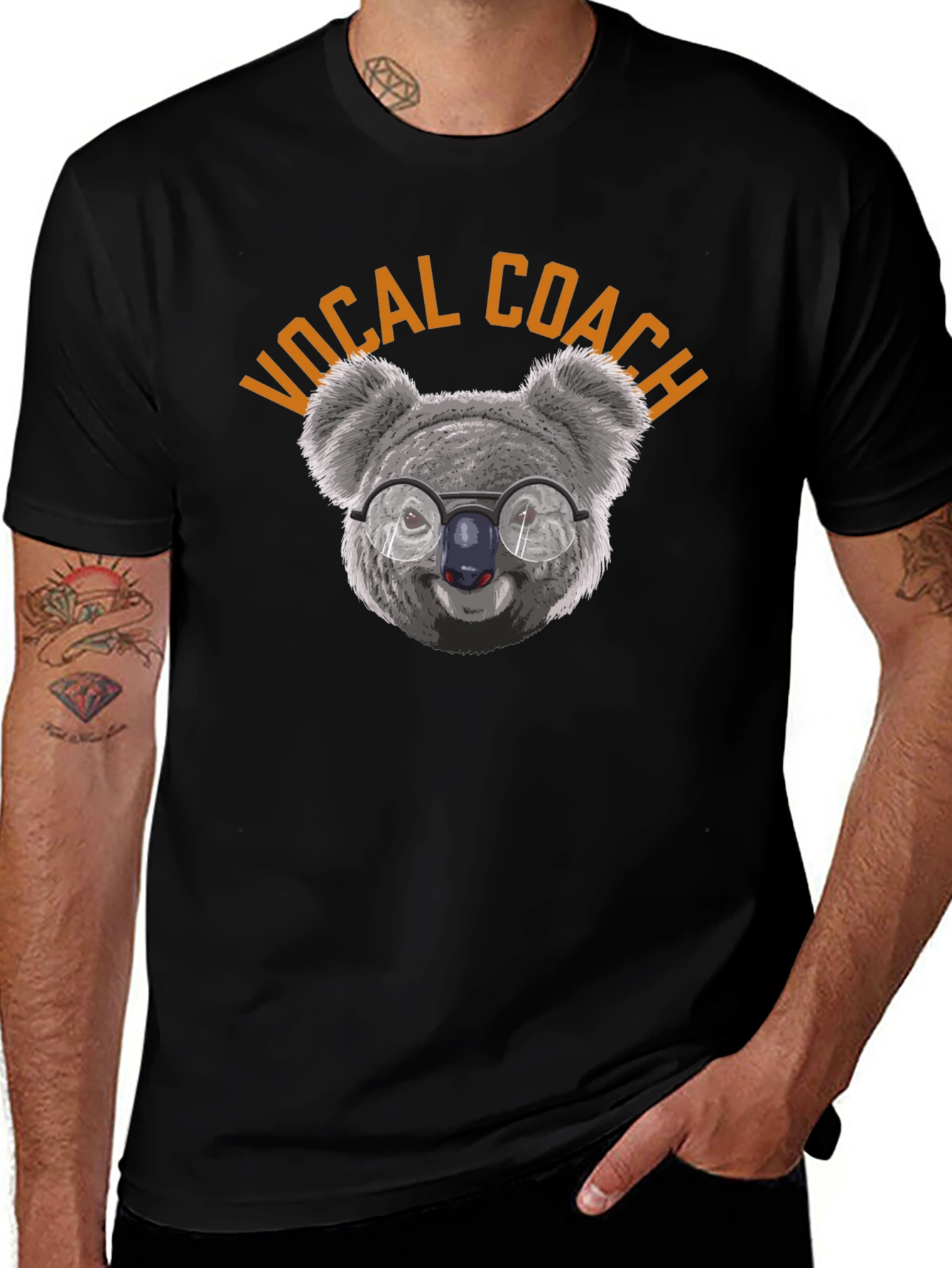 Vocal Coach Koala T-Shirt - Funny Music Teacher Tee