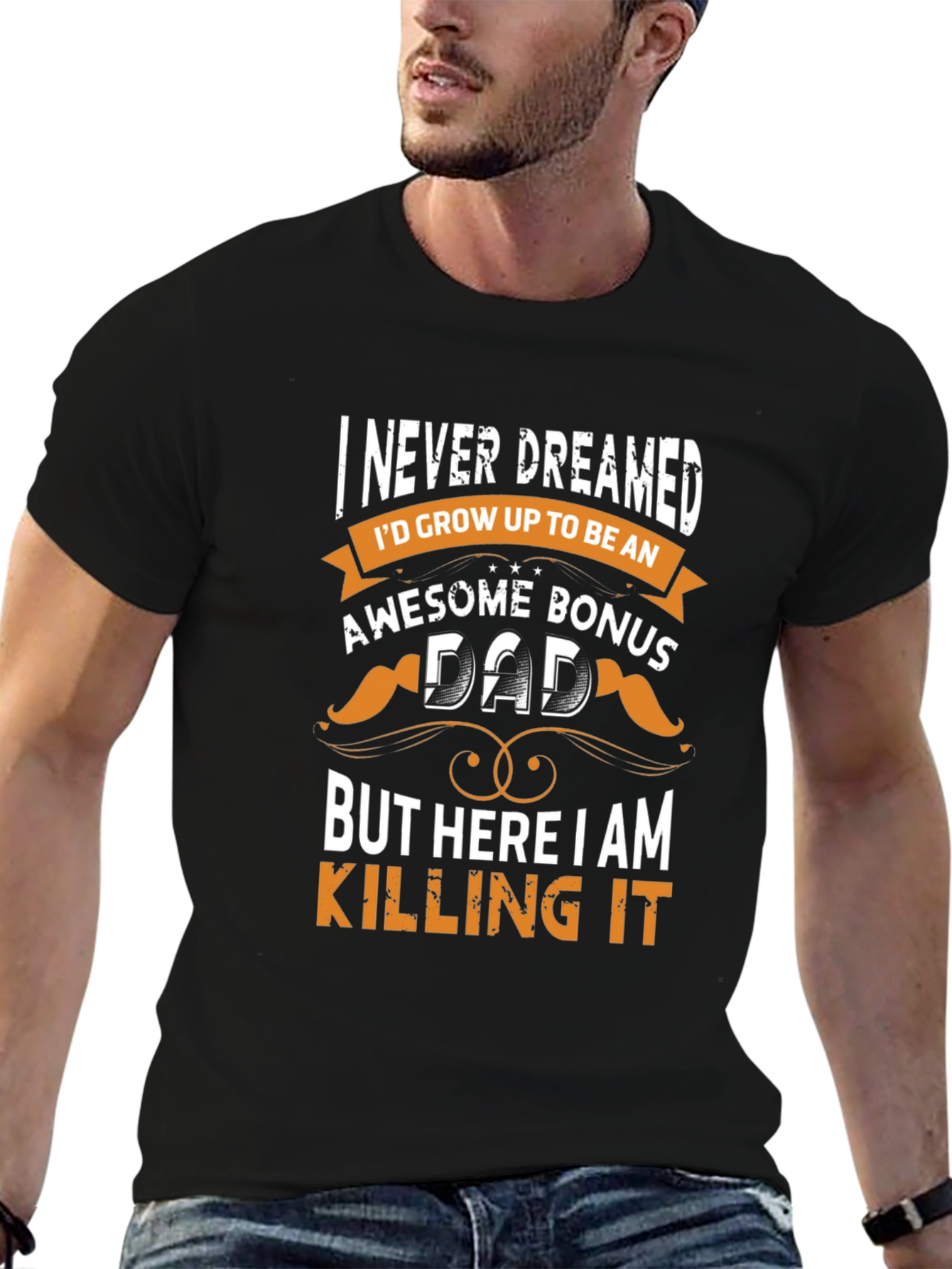 Awesome Bonus Dad Graphic Tee