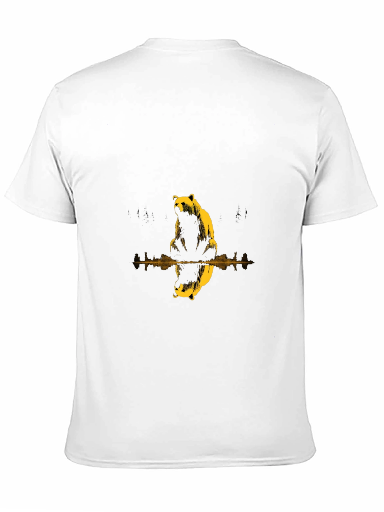 Bear Reflection Black T-Shirt