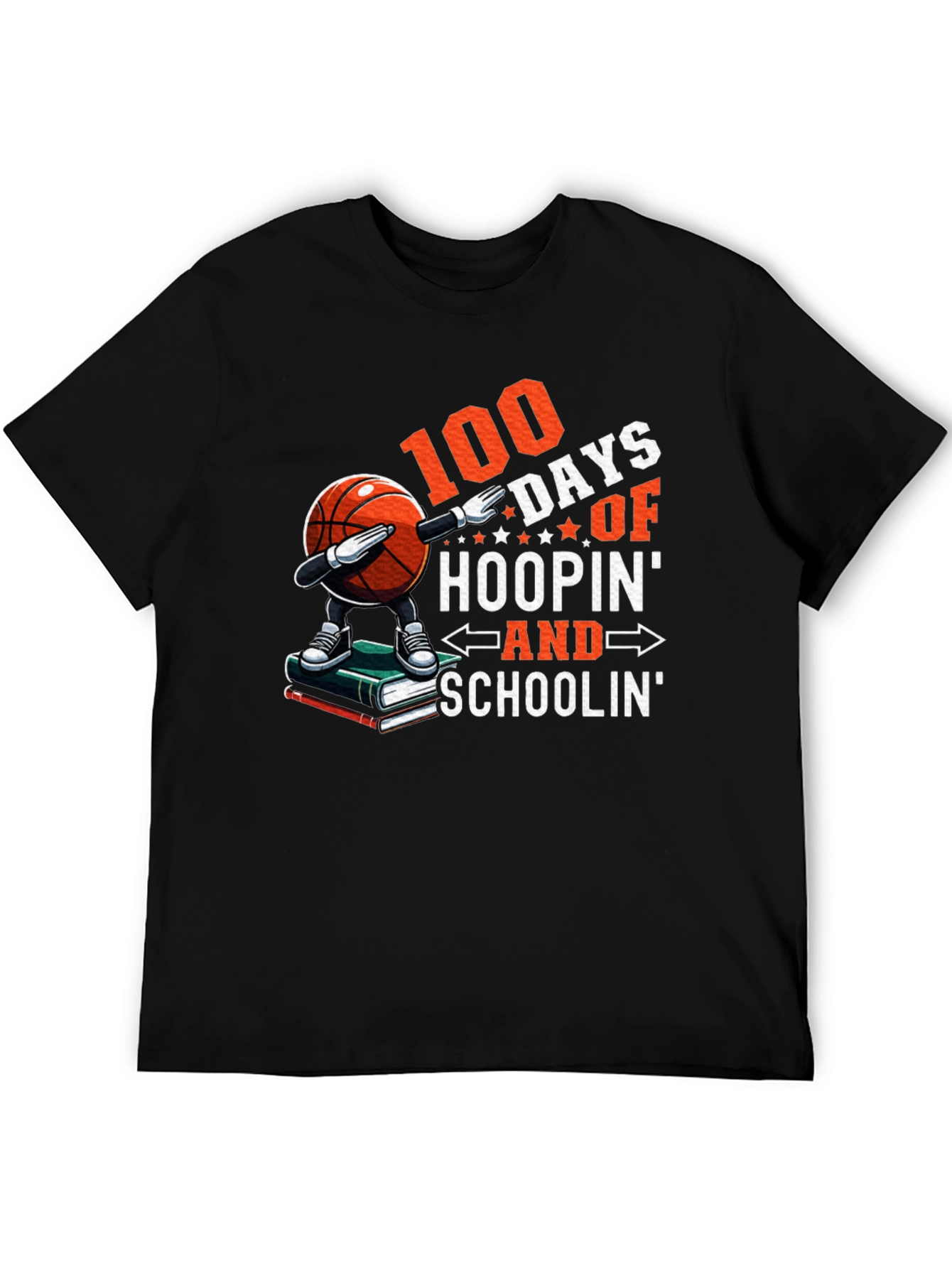 100 Days Hoopin & Schoolin T-Shirt