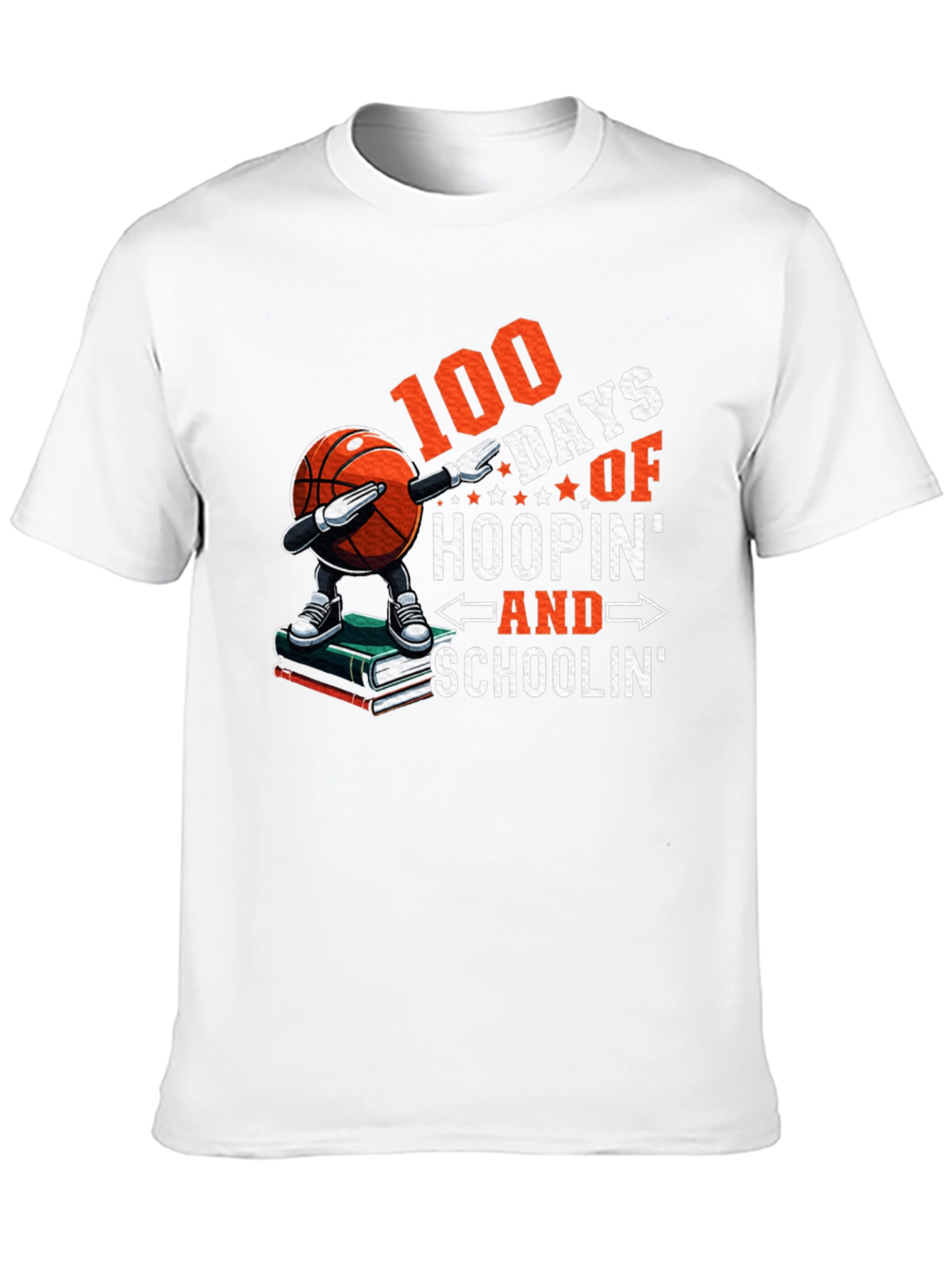 100 Days Hoopin & Schoolin T-Shirt