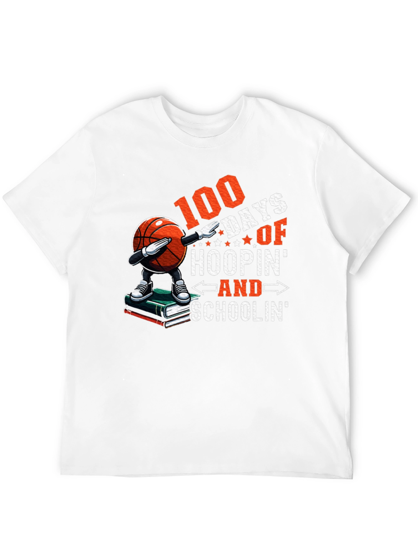 100 Days Hoopin & Schoolin T-Shirt