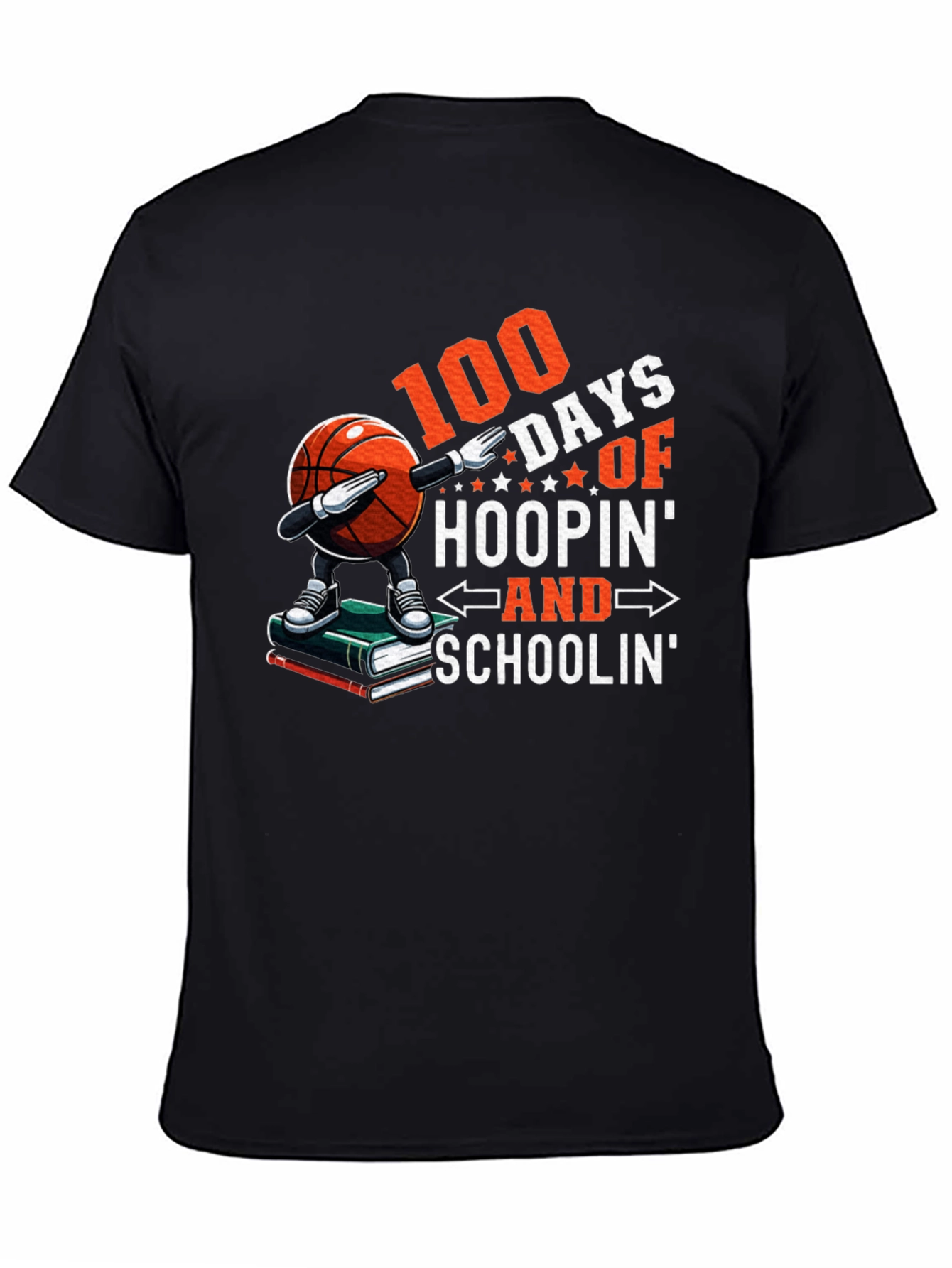 100 Days Hoopin & Schoolin T-Shirt