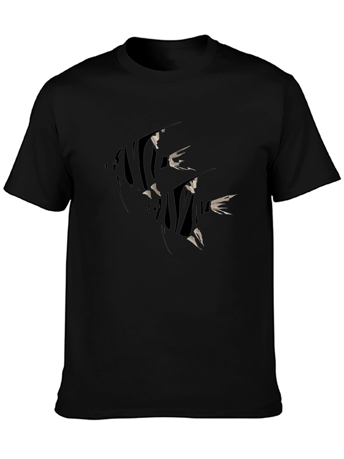 Angelfish Graphic T-Shirt - Black