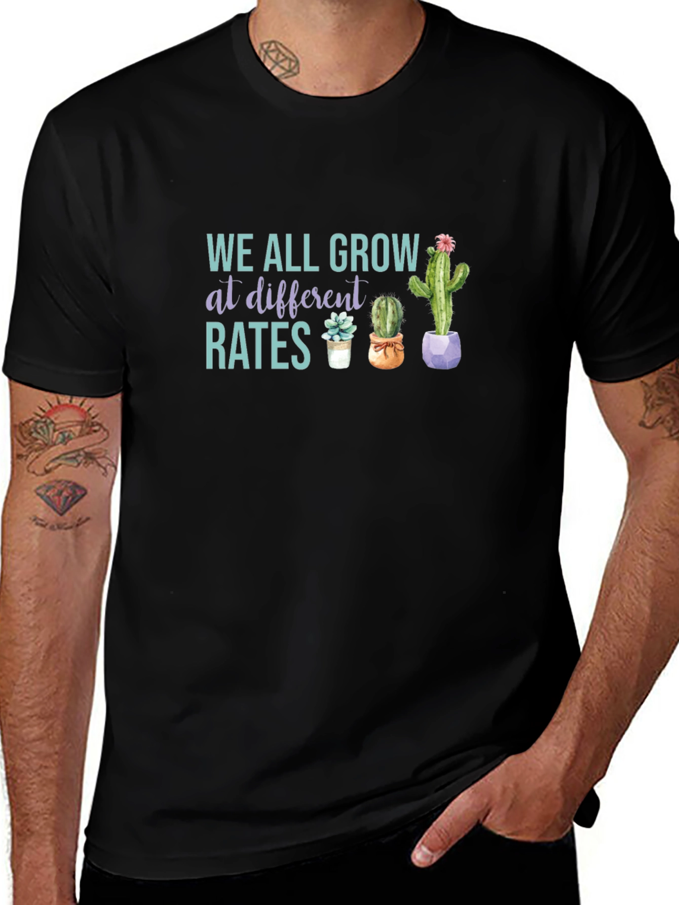 We All Grow at Different Rates Graphic Tee