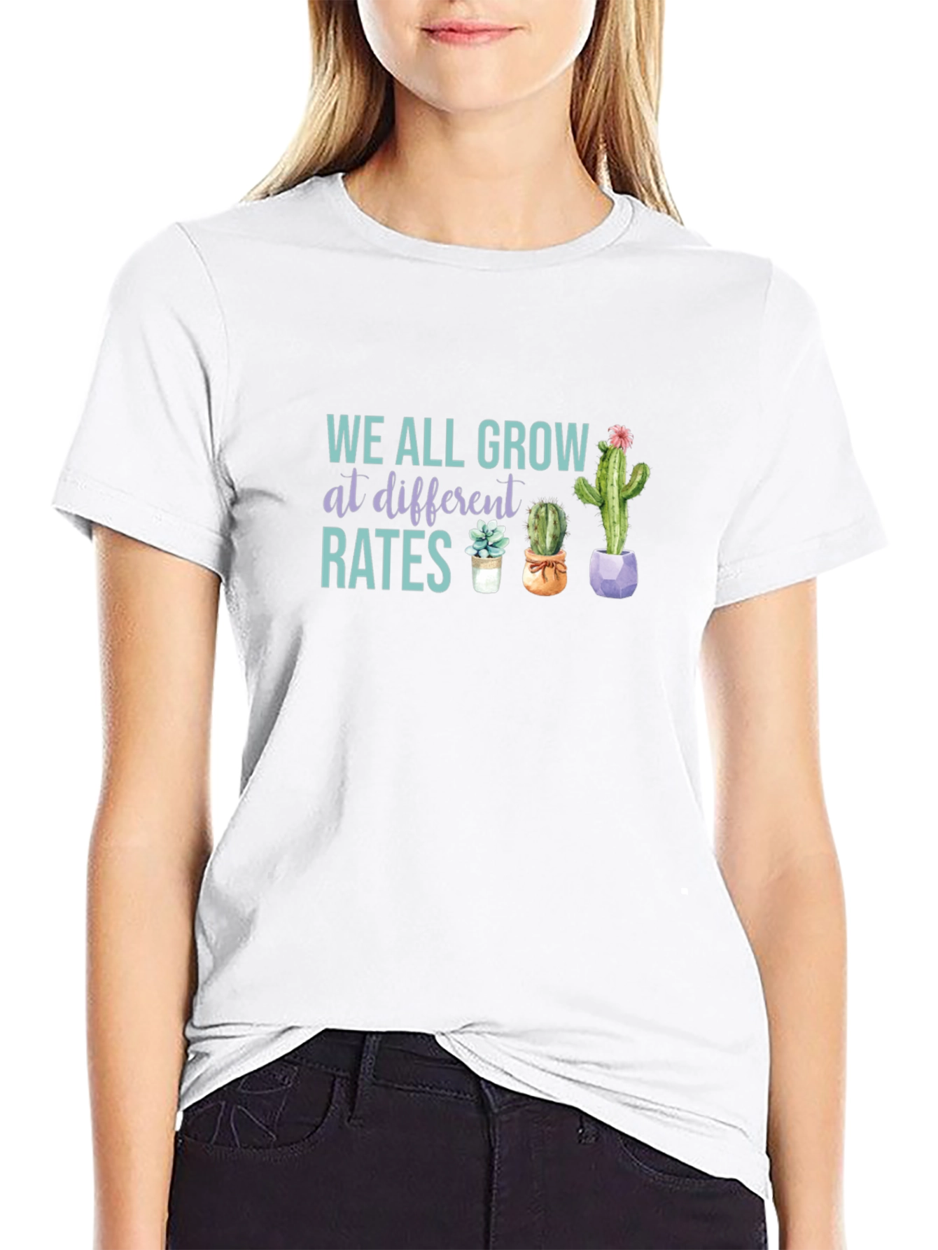 We All Grow at Different Rates Graphic Tee