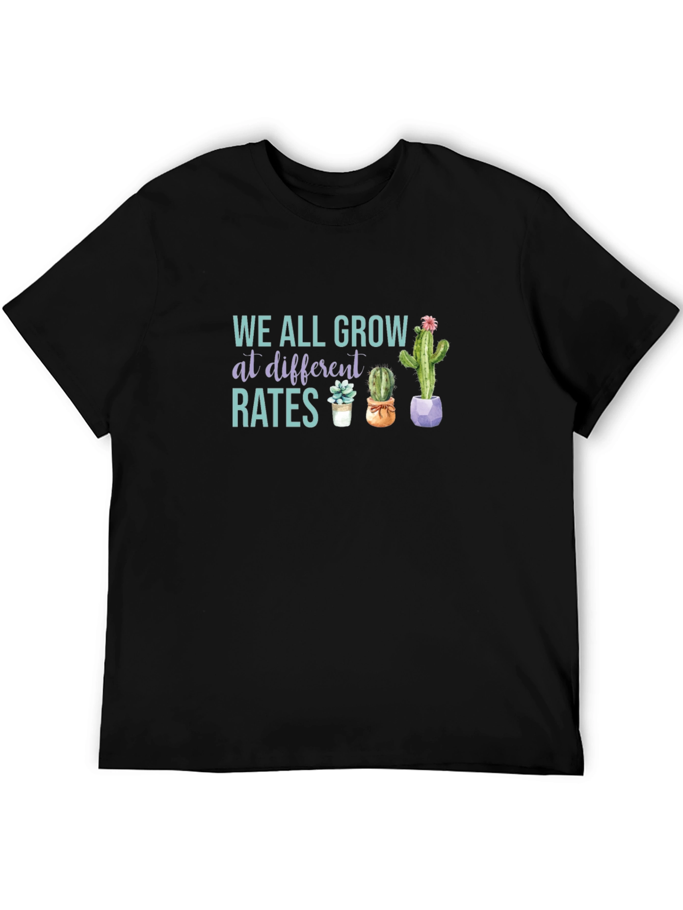 We All Grow at Different Rates Graphic Tee