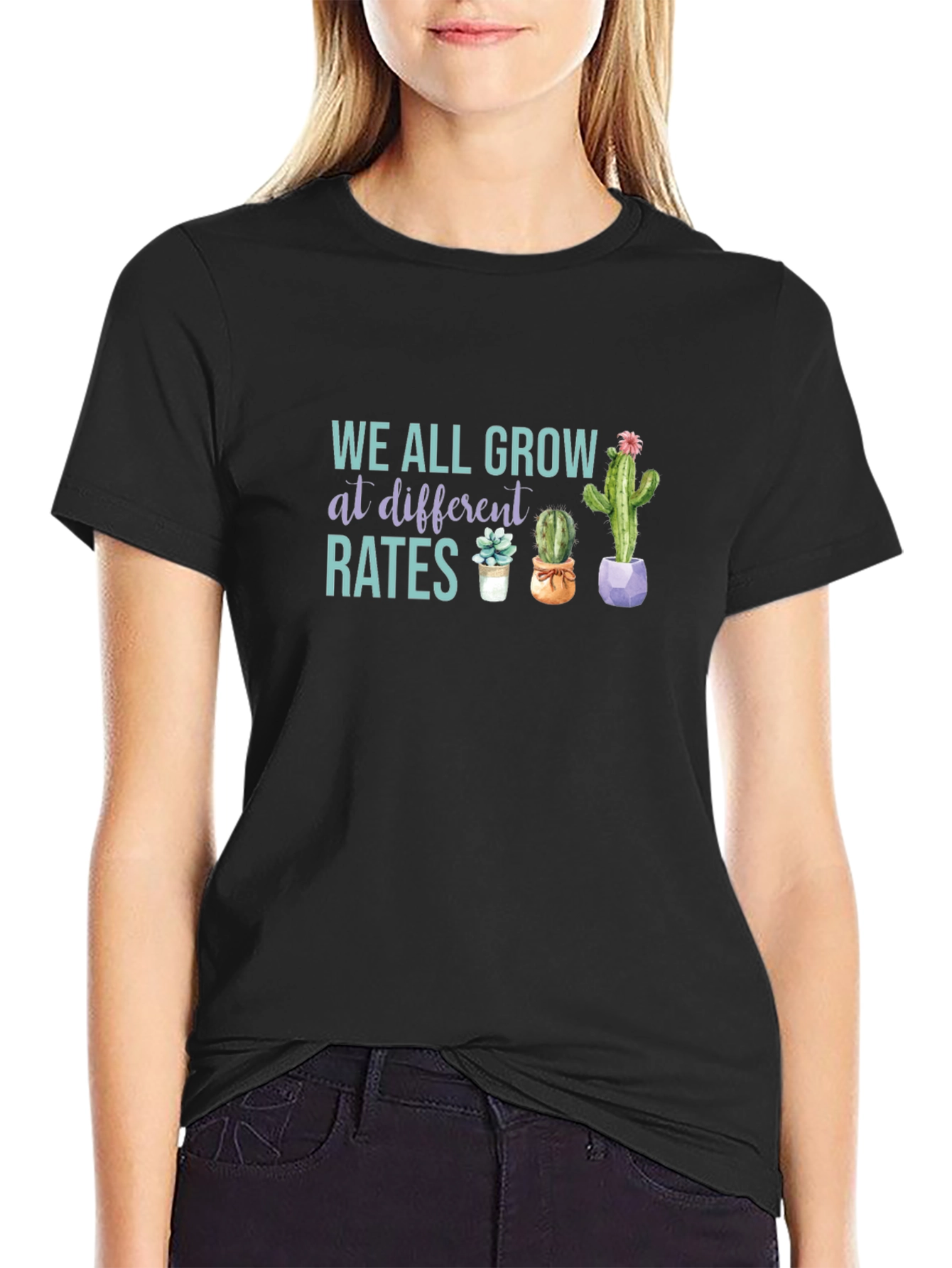 We All Grow at Different Rates Graphic Tee