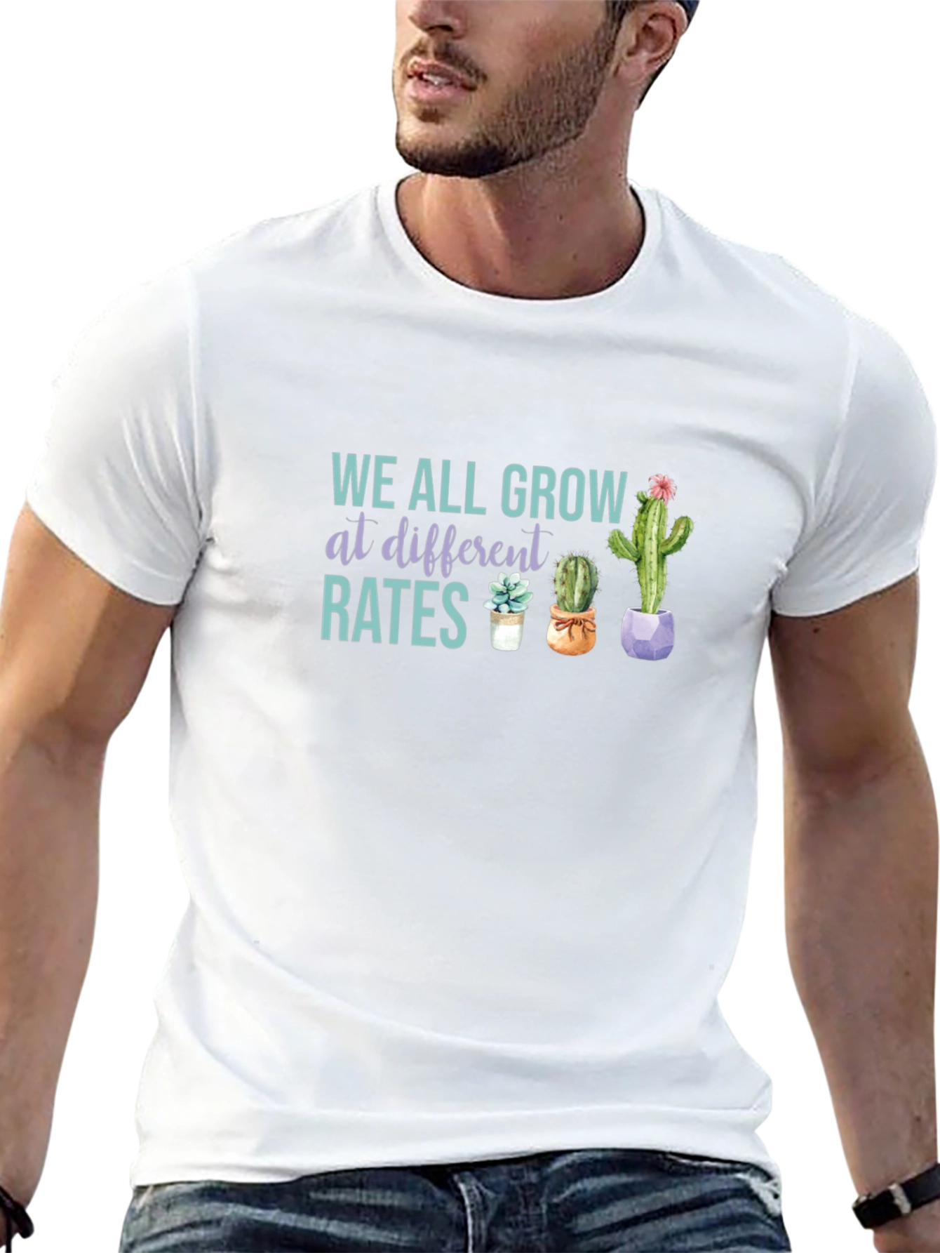 We All Grow at Different Rates Graphic Tee