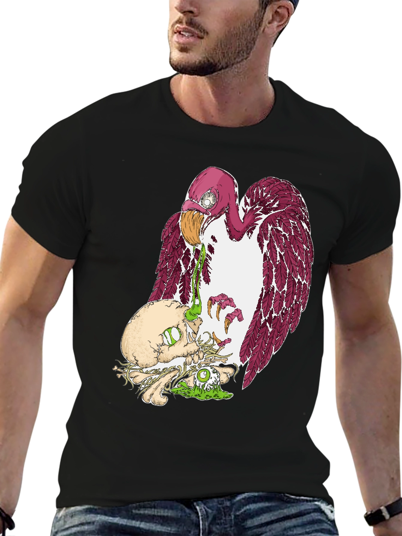 Vulture Feast Graphic Tee - Dark Humor T-Shirt