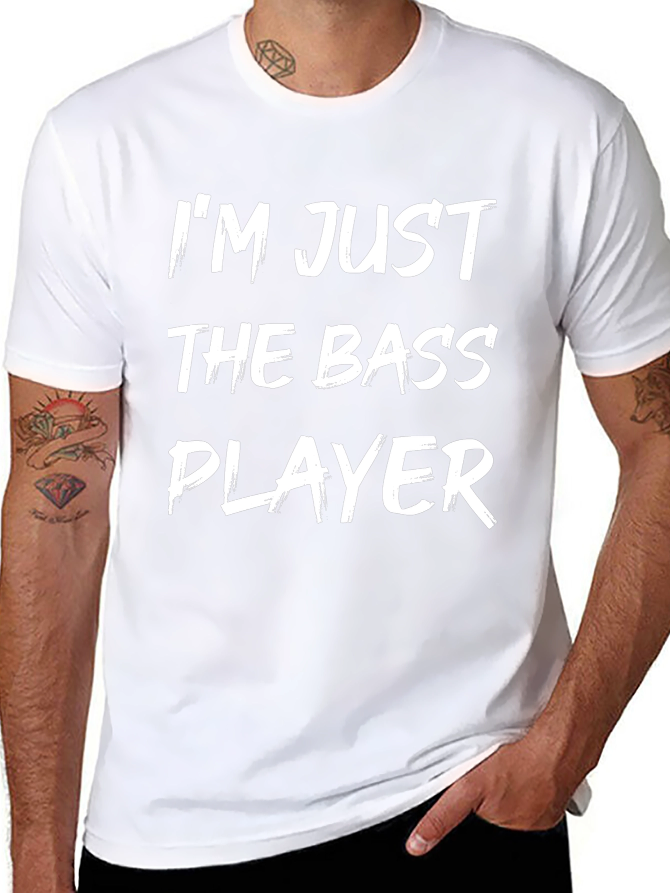 Bass Player Graphic Tee - Musician Humor T-Shirt