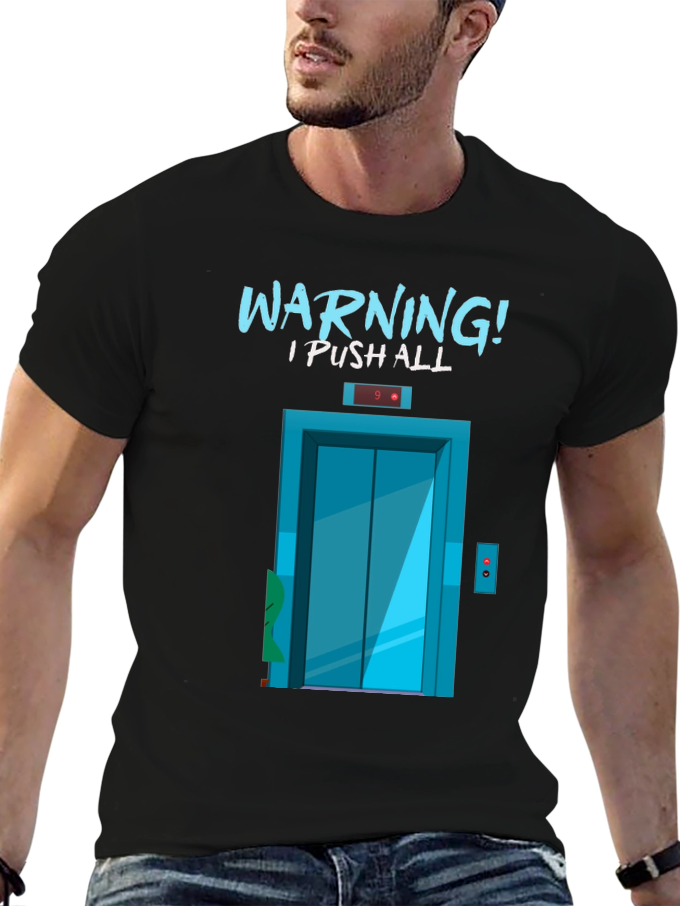 Warning I Push All The Buttons T-Shirt