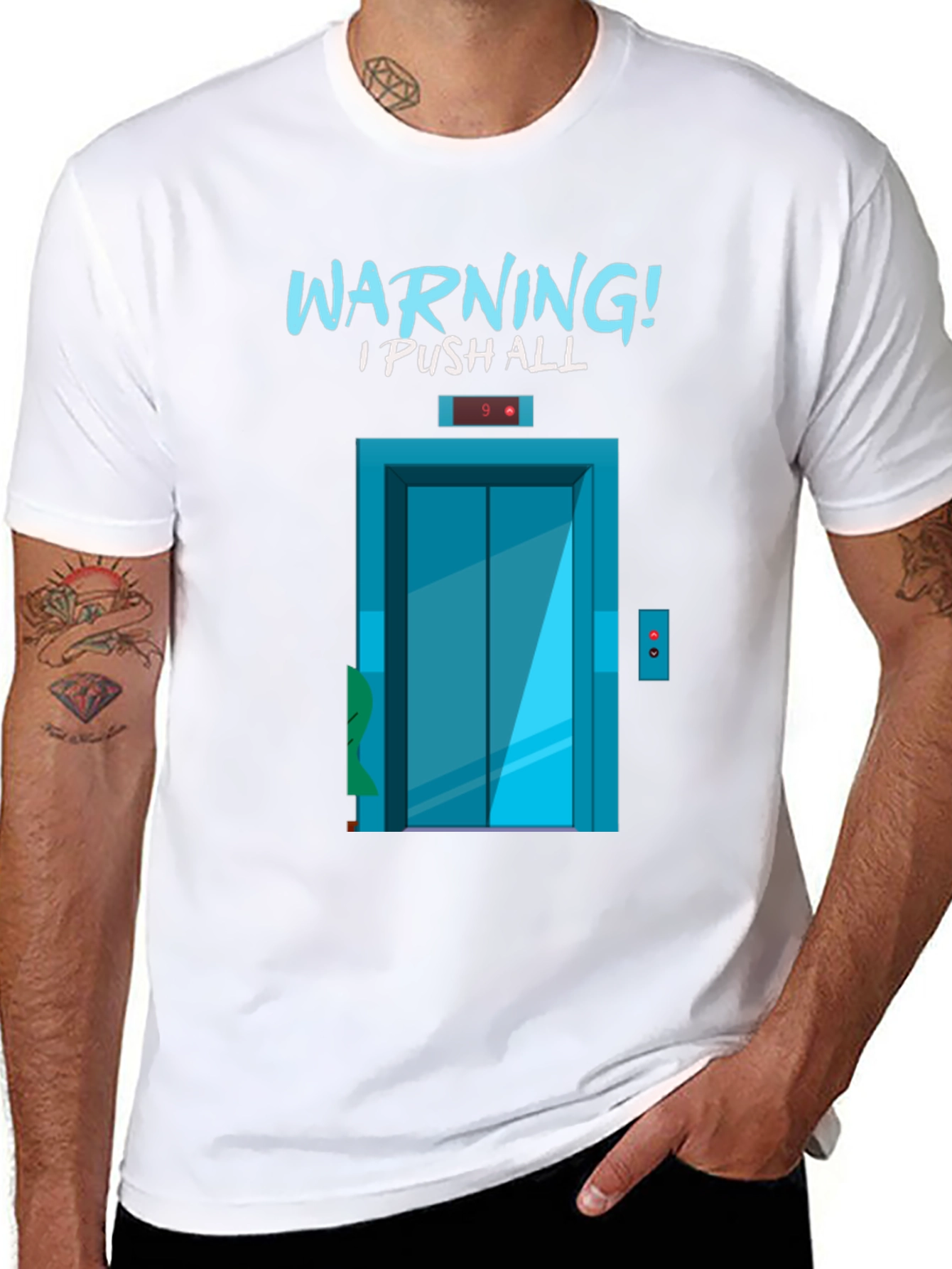 Warning I Push All The Buttons T-Shirt
