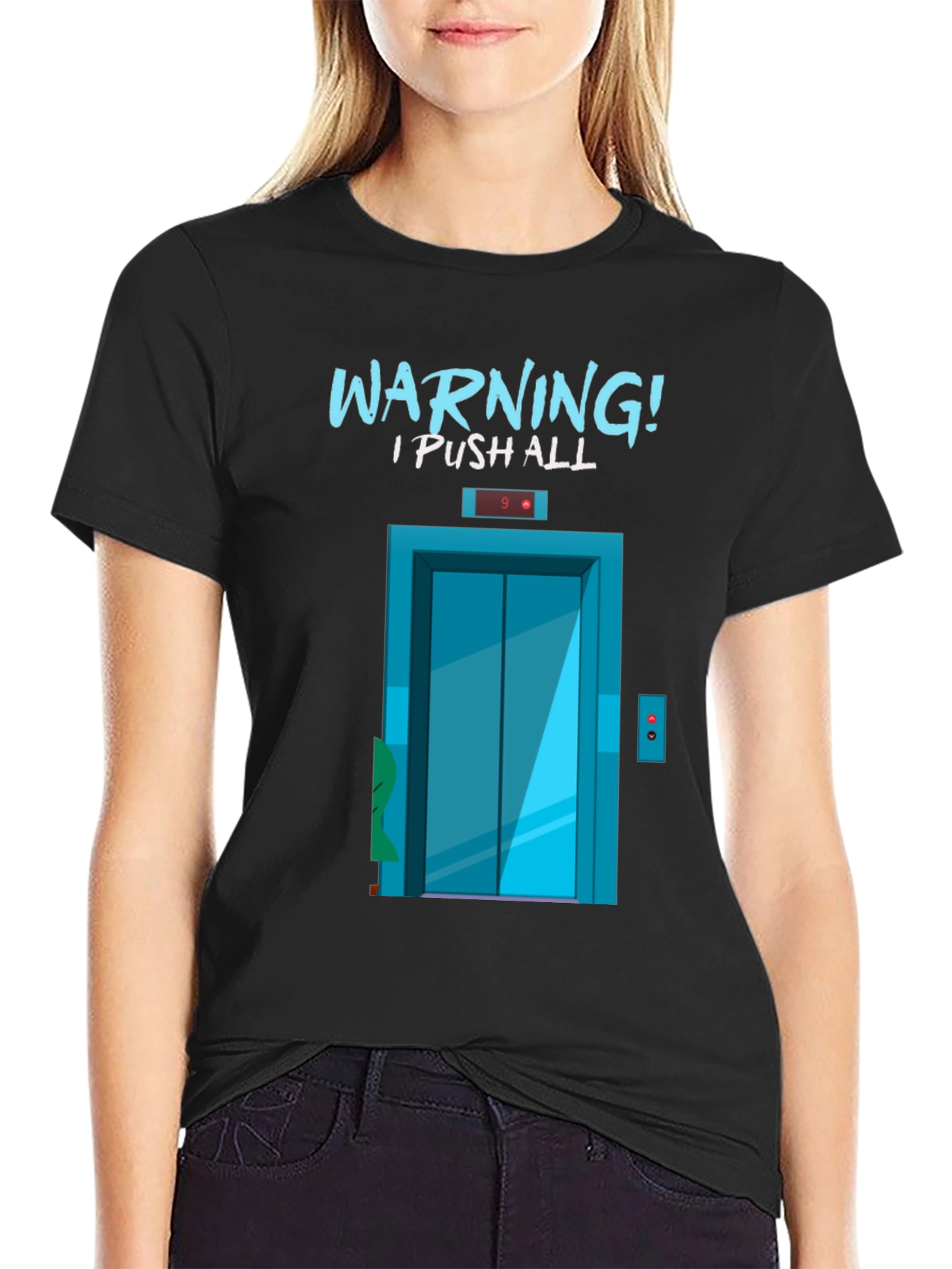 Warning I Push All The Buttons T-Shirt