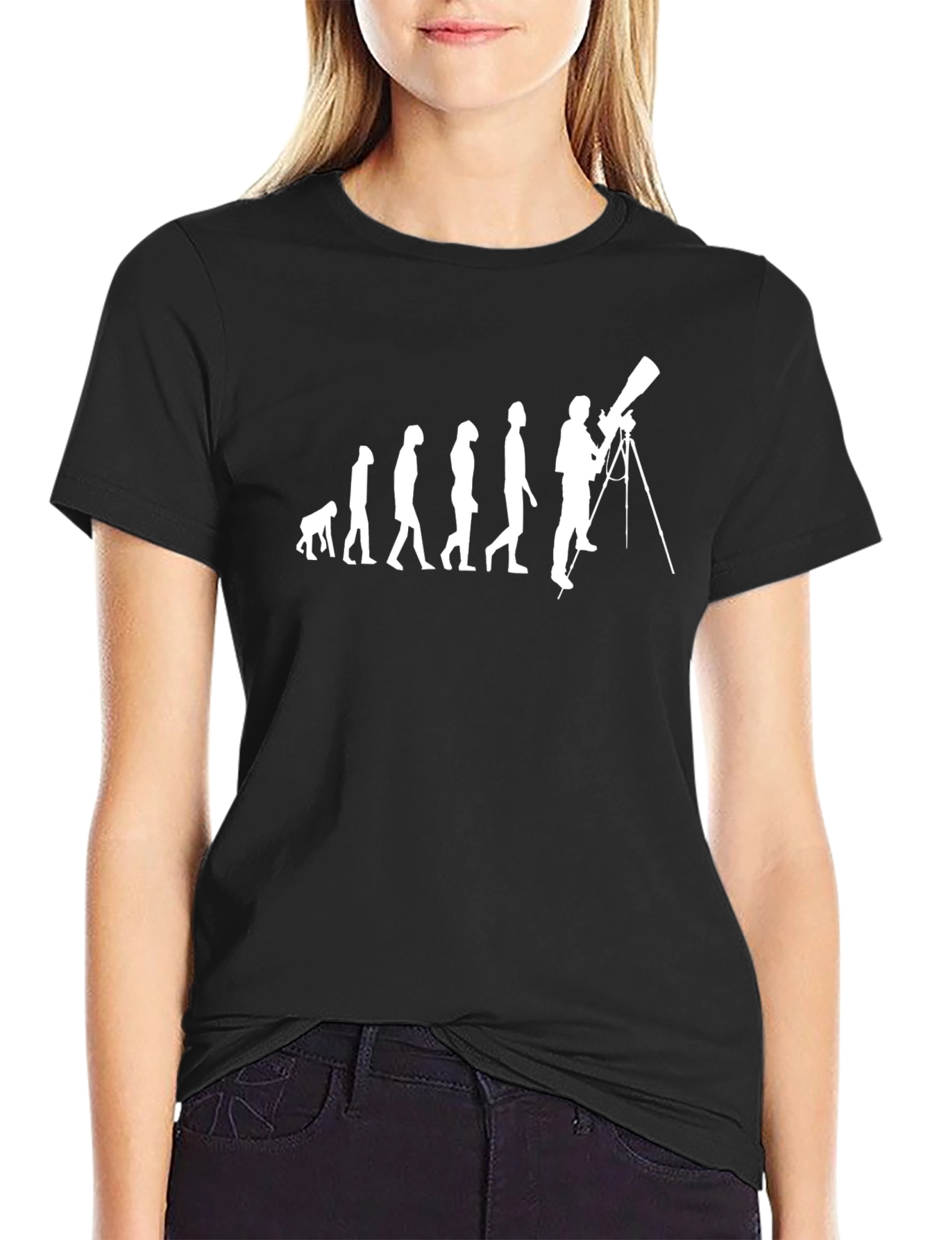 Astronomy Evolution T-Shirt - Science Humor Tee