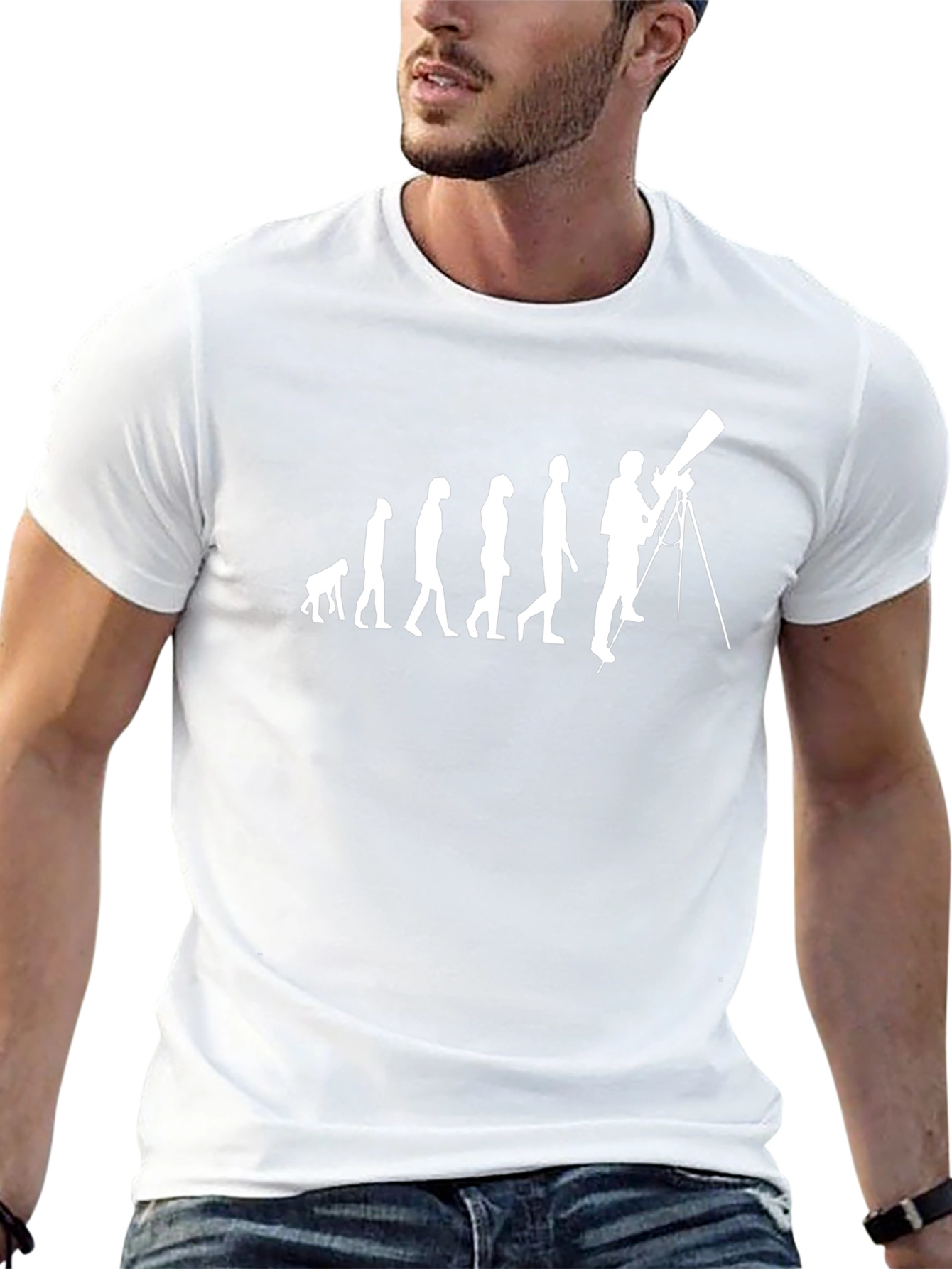 Astronomy Evolution T-Shirt - Science Humor Tee