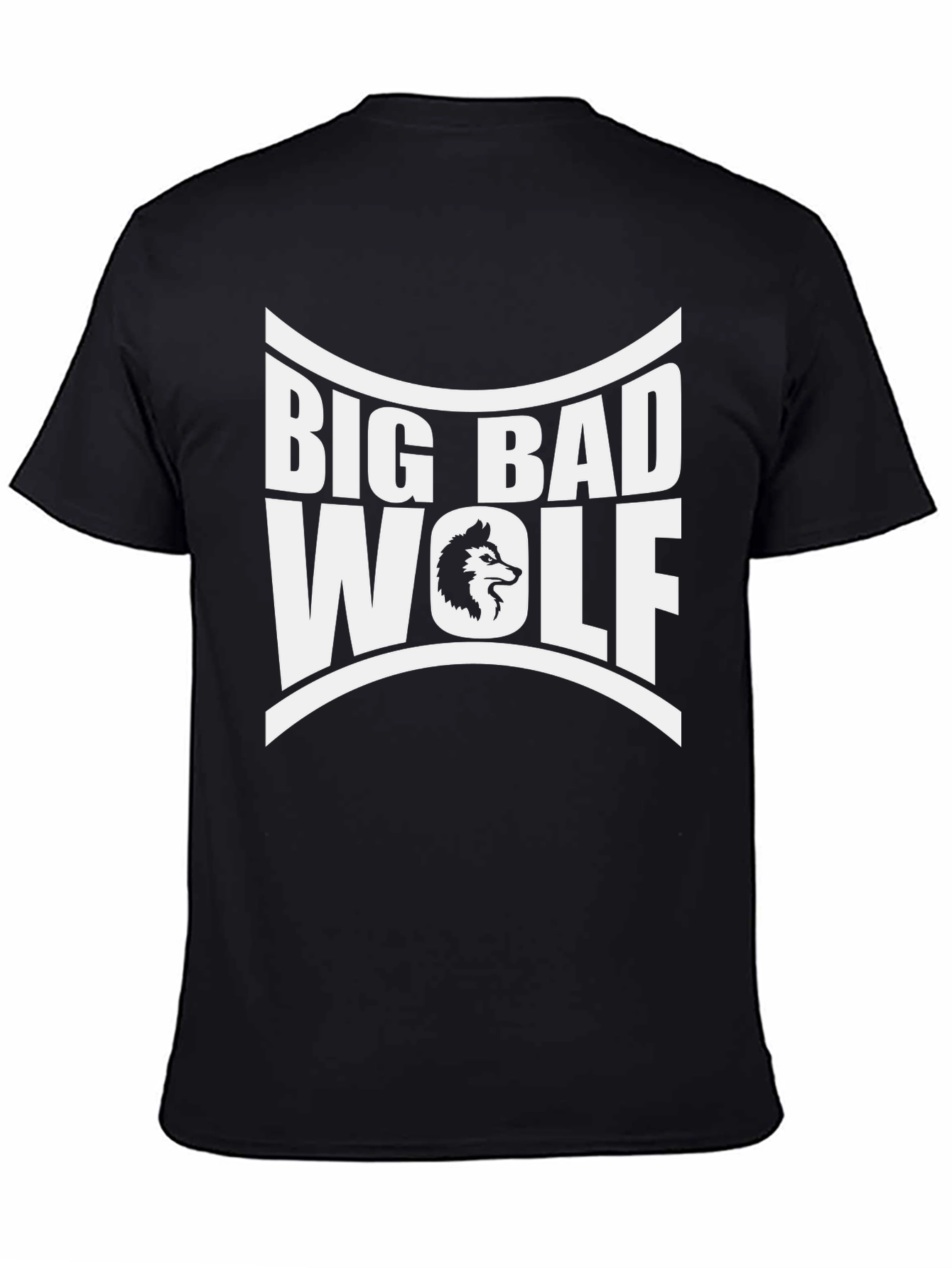 Big Bad Wolf Graphic Tee - Black