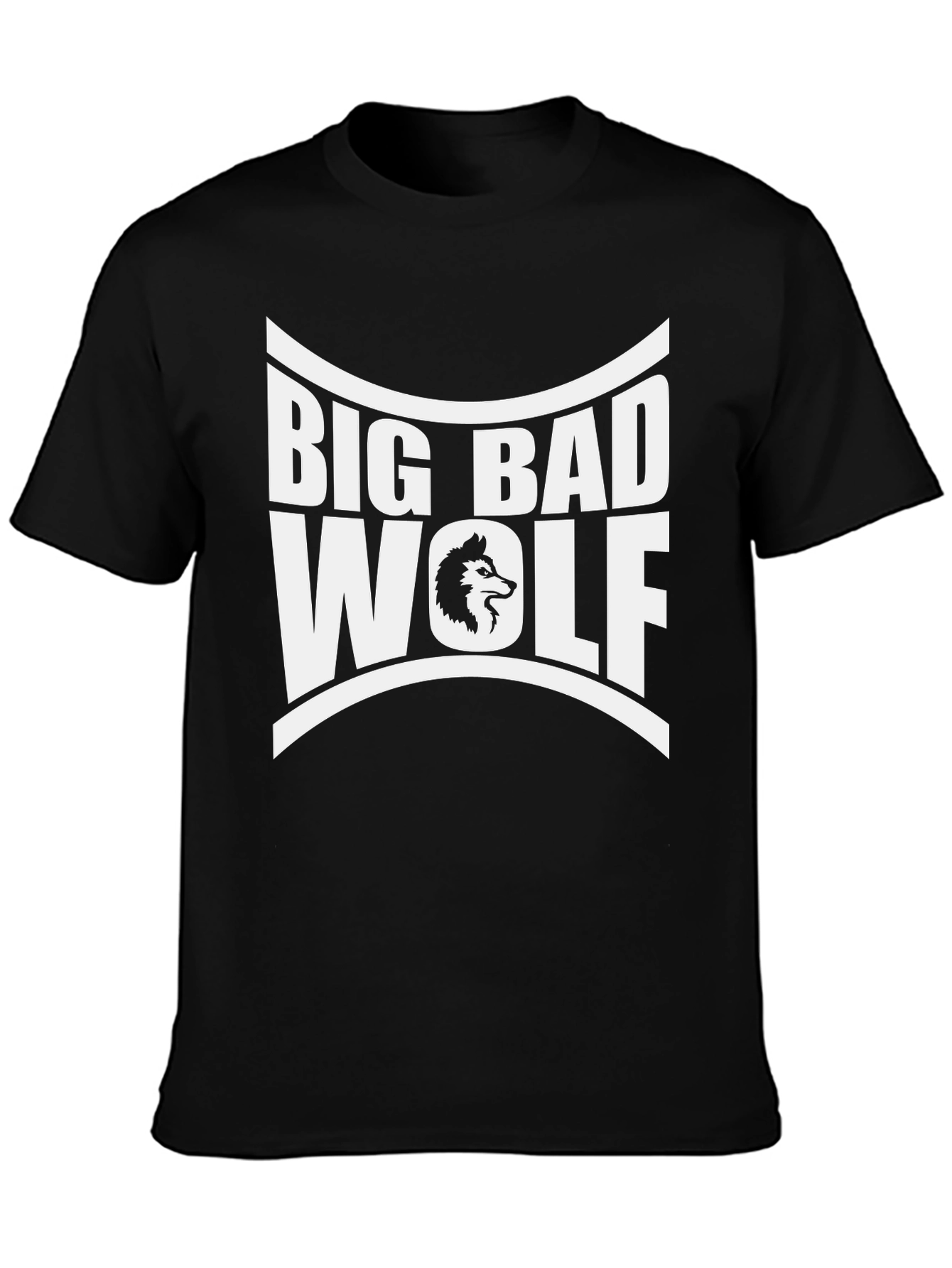 Big Bad Wolf Graphic Tee - Black