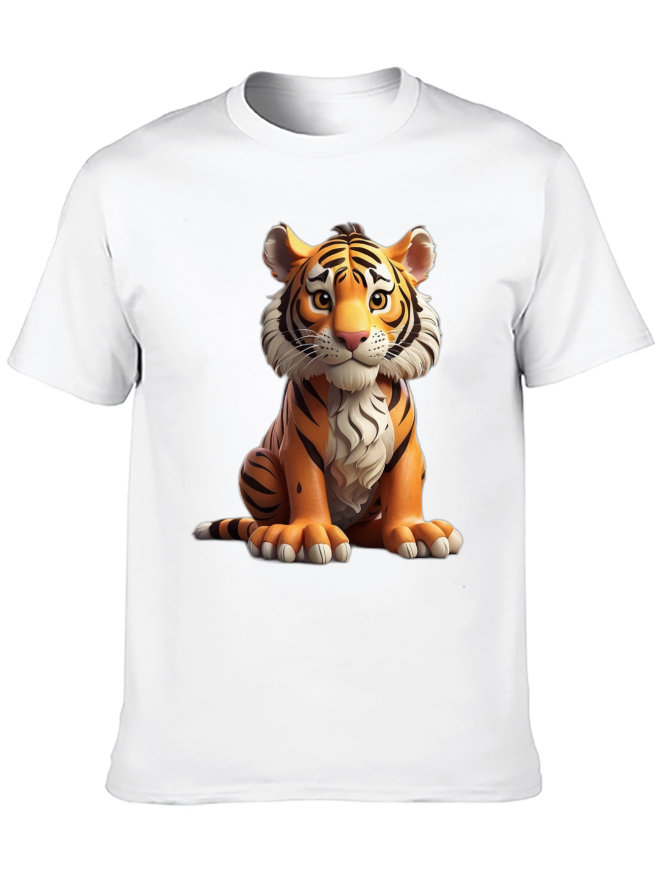 Tiger Graphic Tee - Cute Cartoon Tiger T-Shirt