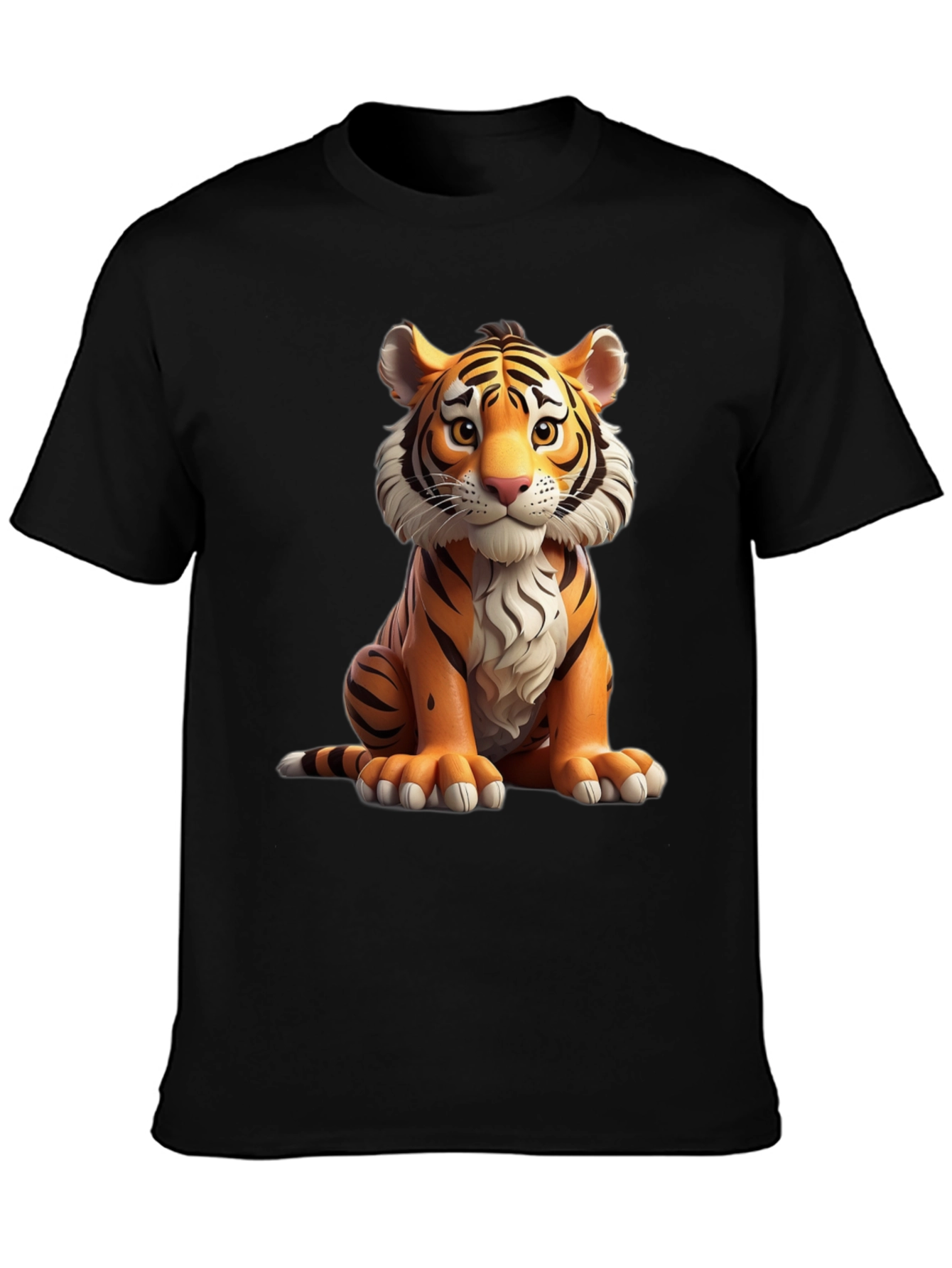 Tiger Graphic Tee - Cute Cartoon Tiger T-Shirt