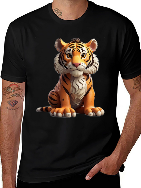 Tiger Graphic Tee - Cute Cartoon Tiger T-Shirt