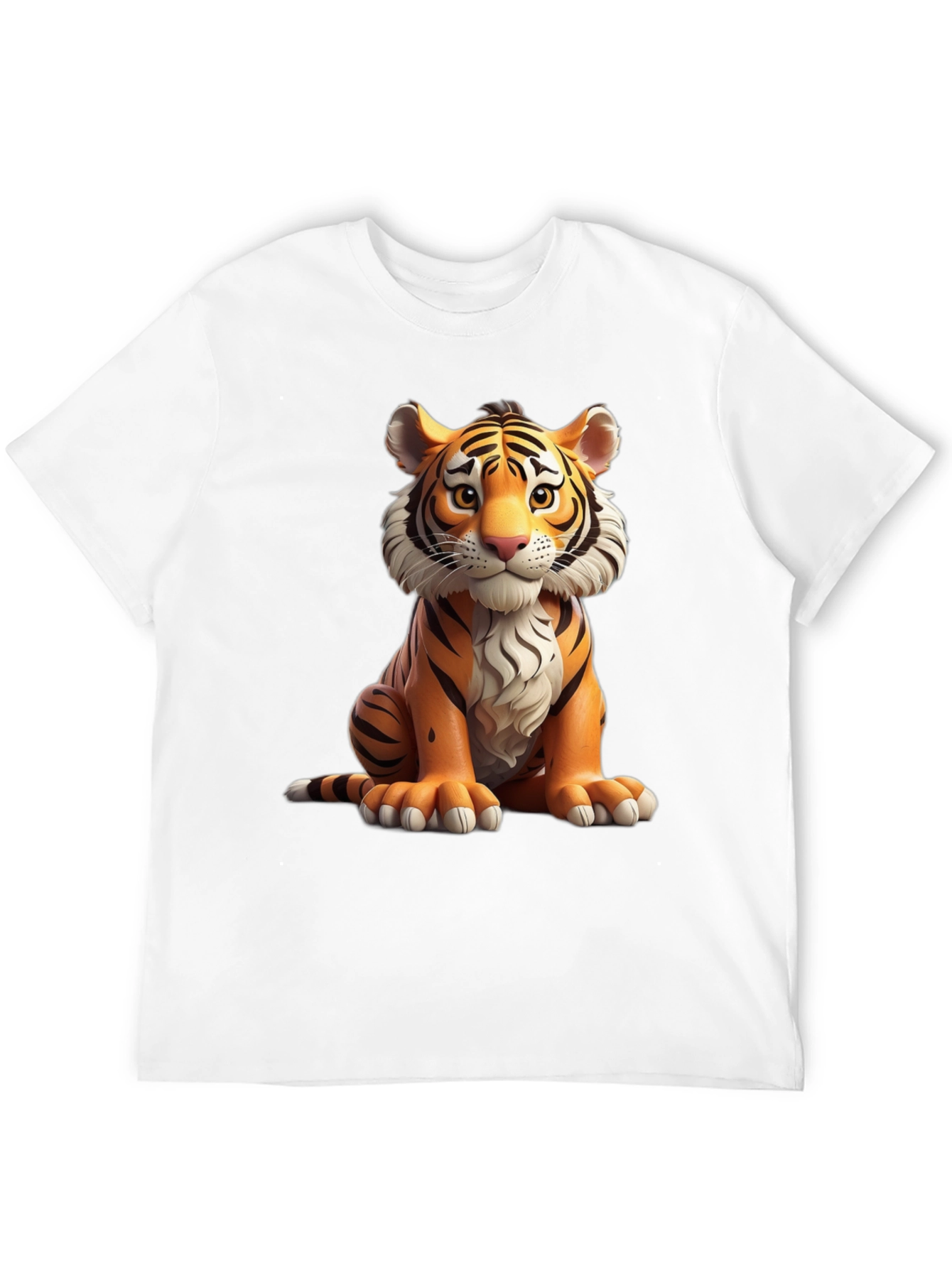 Tiger Graphic Tee - Cute Cartoon Tiger T-Shirt
