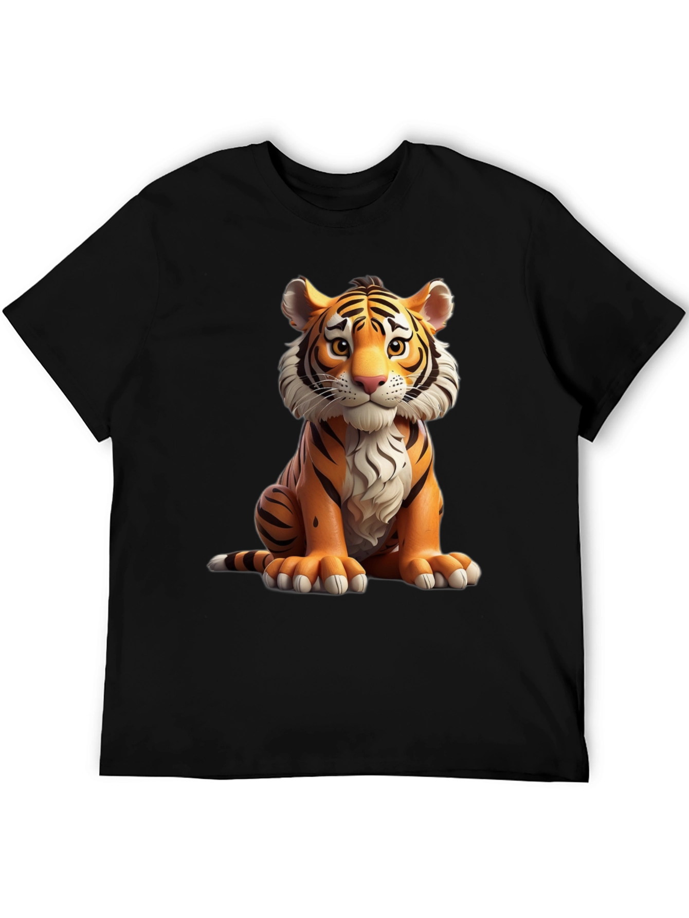 Tiger Graphic Tee - Cute Cartoon Tiger T-Shirt
