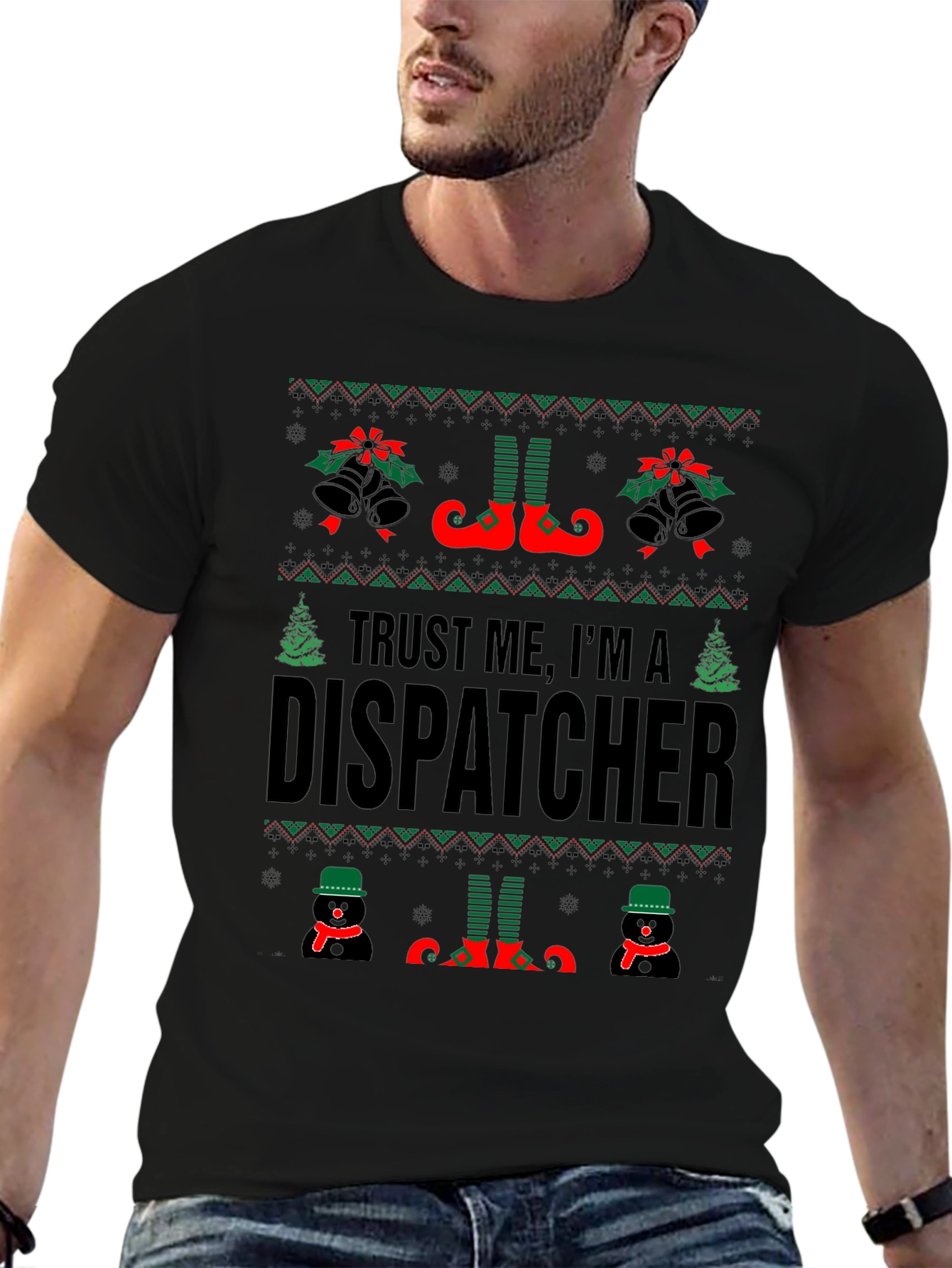 Trust Me Im A Dispatcher Christmas T-Shirt