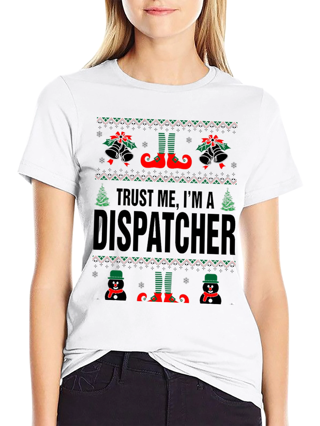 Trust Me Im A Dispatcher Christmas T-Shirt
