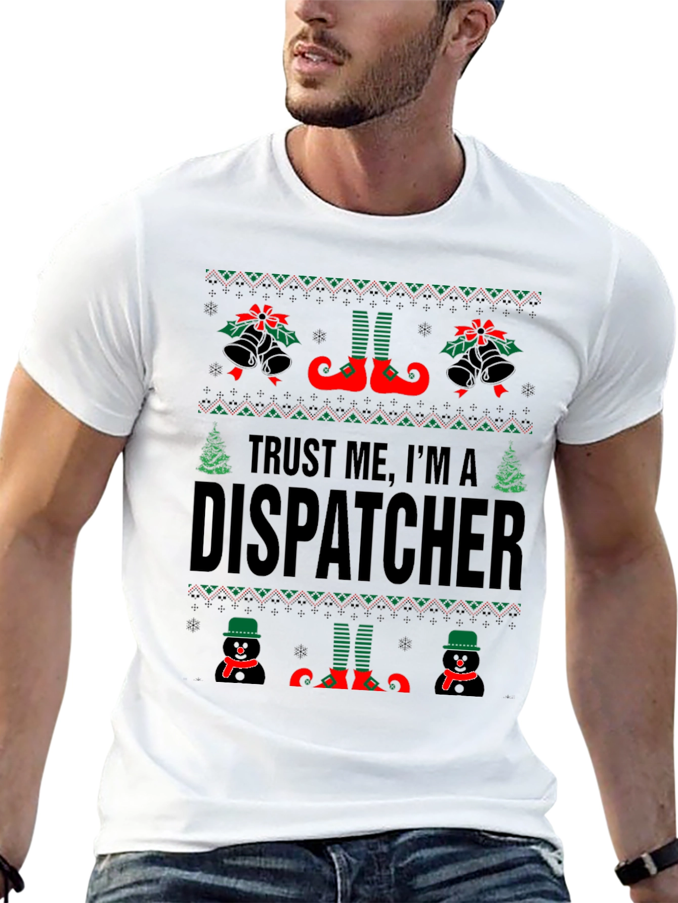 Trust Me Im A Dispatcher Christmas T-Shirt