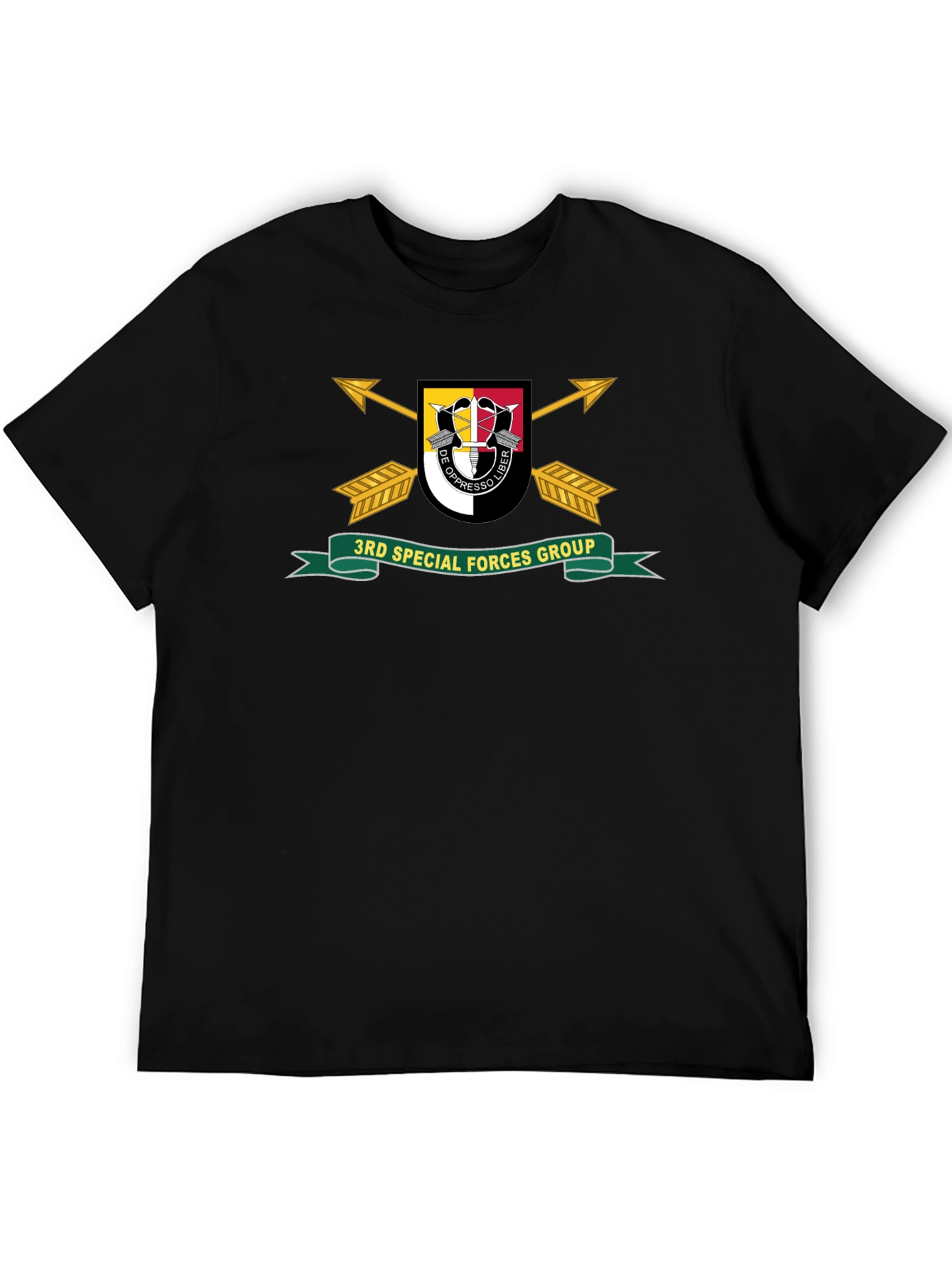 3rd Special Forces Group Black T-Shirt
