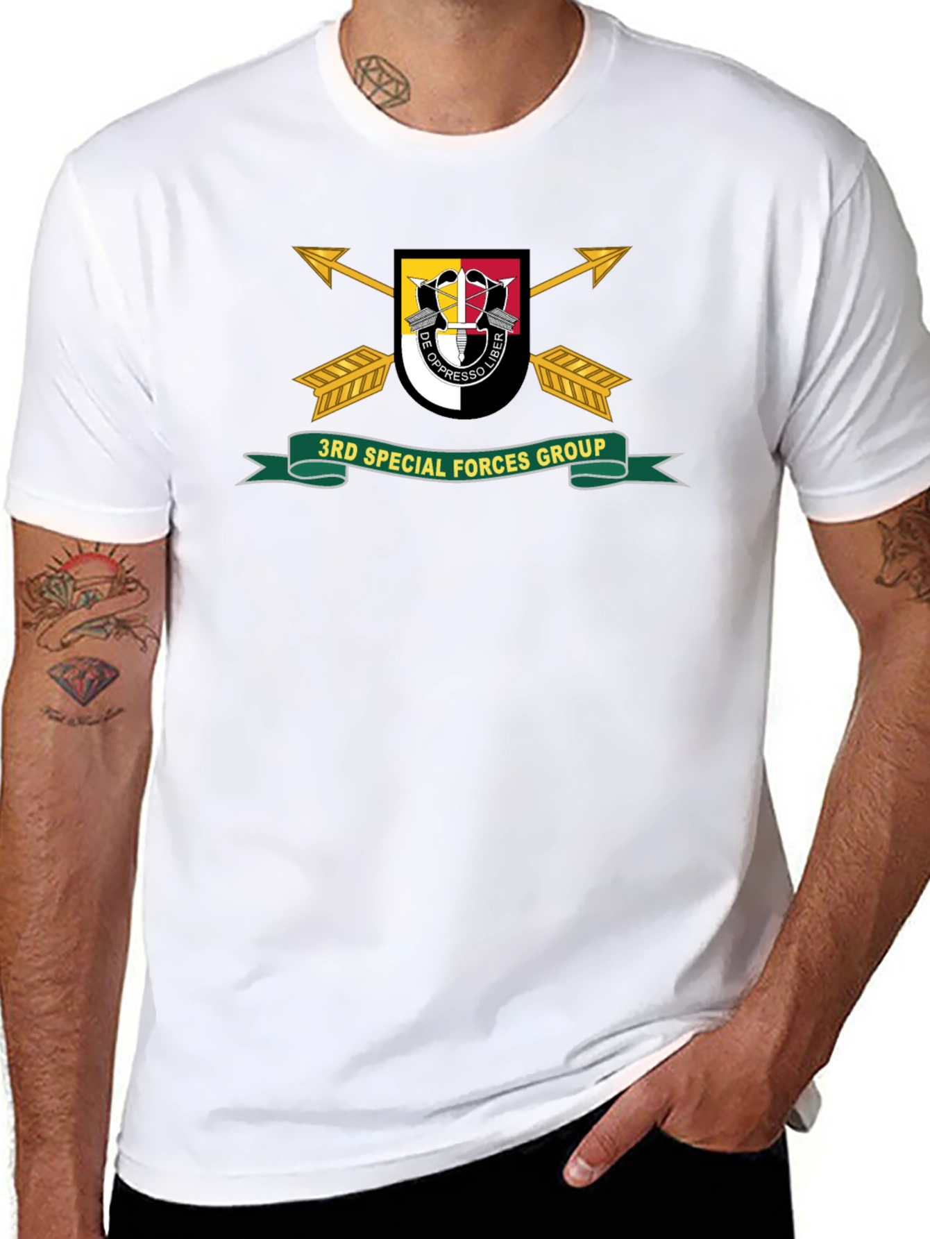 3rd Special Forces Group Black T-Shirt