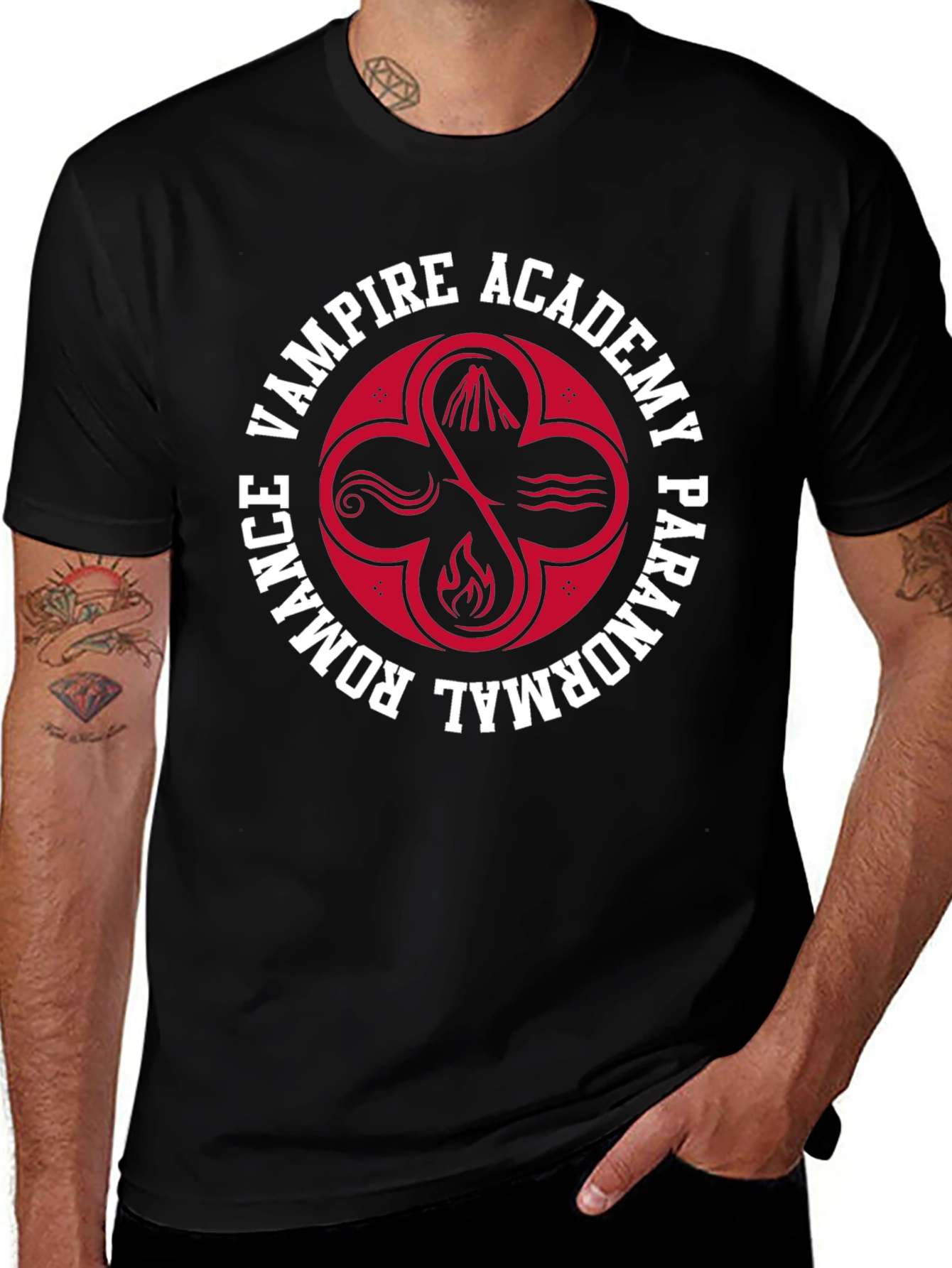 Vampire Academy Graphic T-Shirt Black