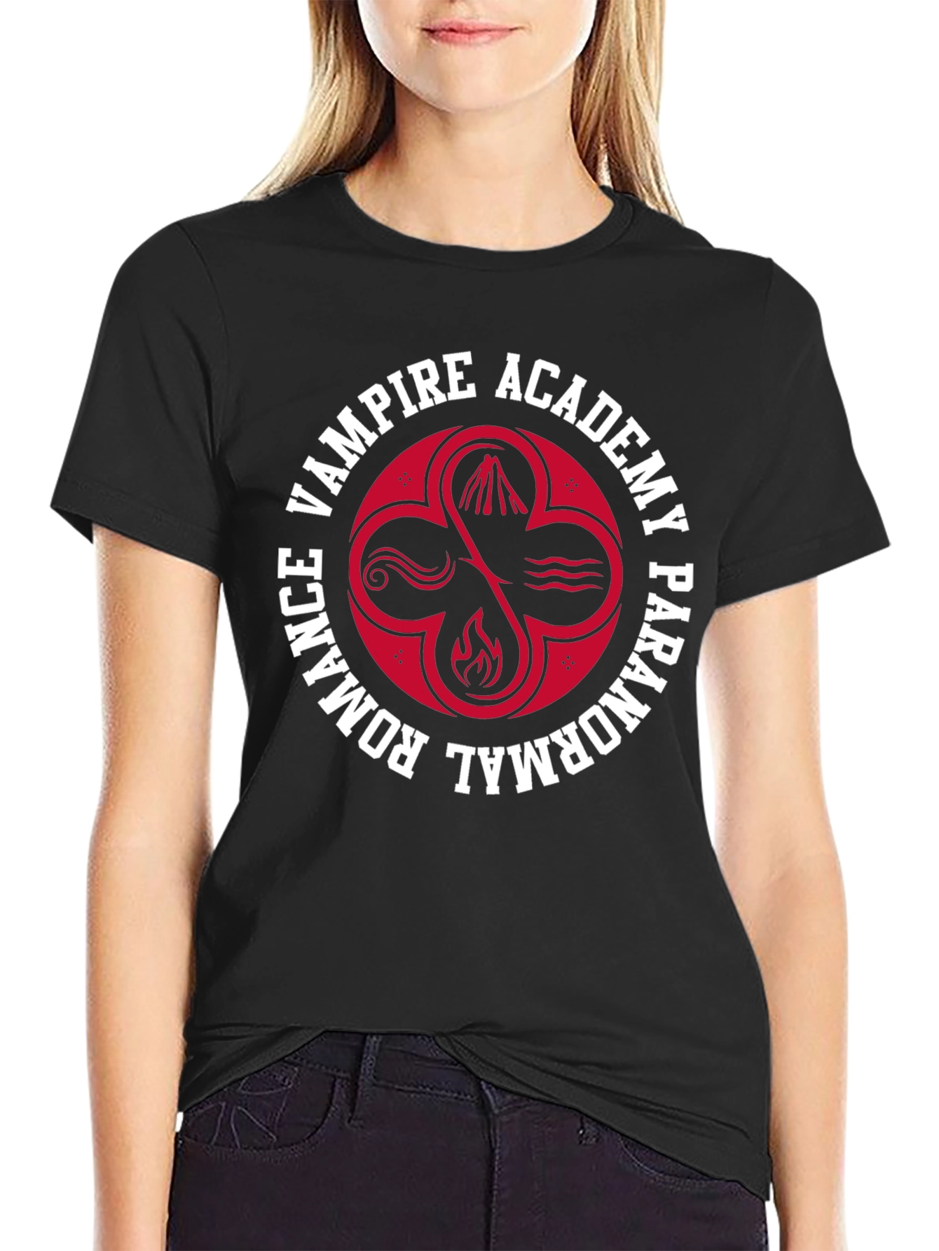 Vampire Academy Graphic T-Shirt Black