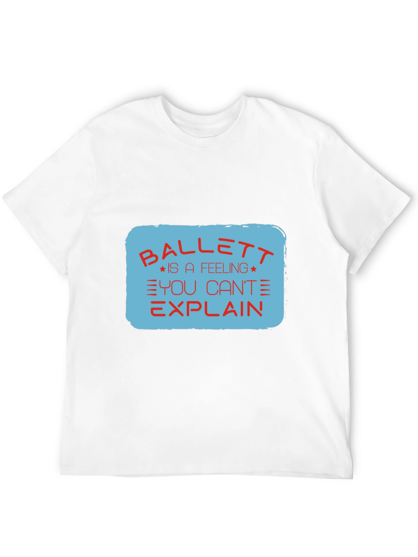 Ballett Feeling Mens Black Graphic Tee